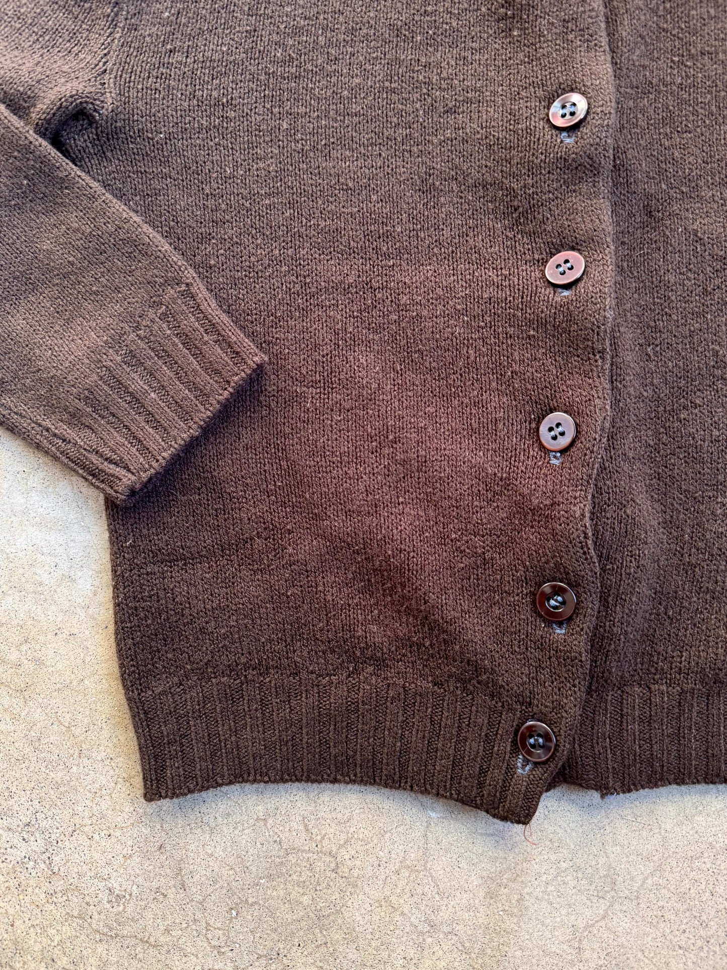 Vintage Girl Scouts Brownie Patch Cardigan | Youth M/L