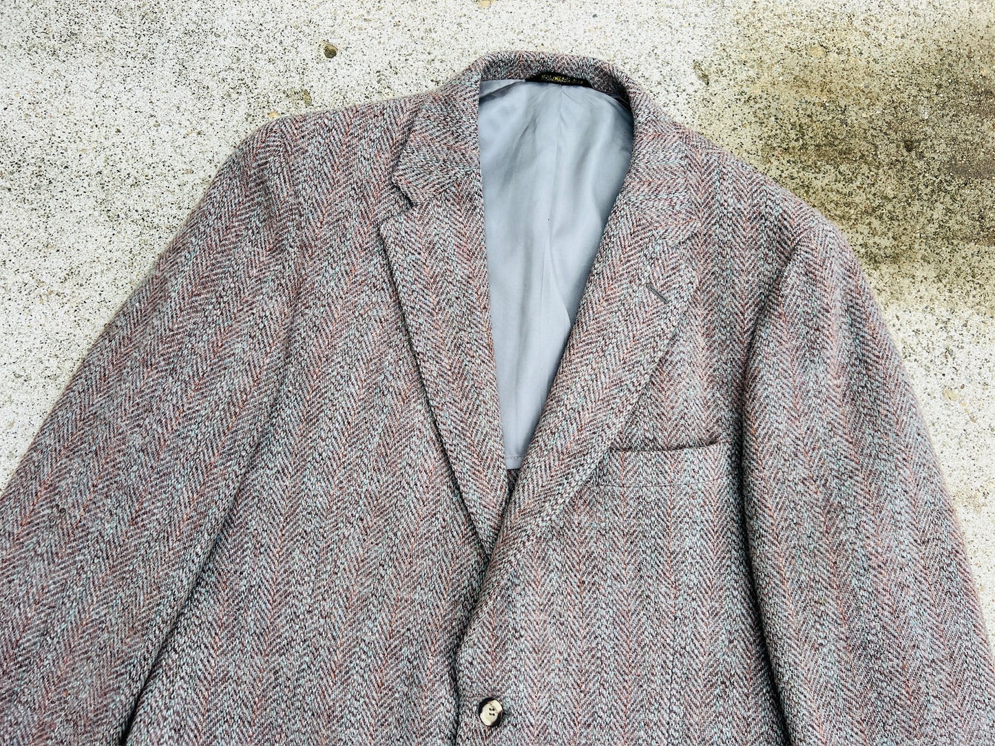 Vintage 1960s Harris Tweed Wool Blazer