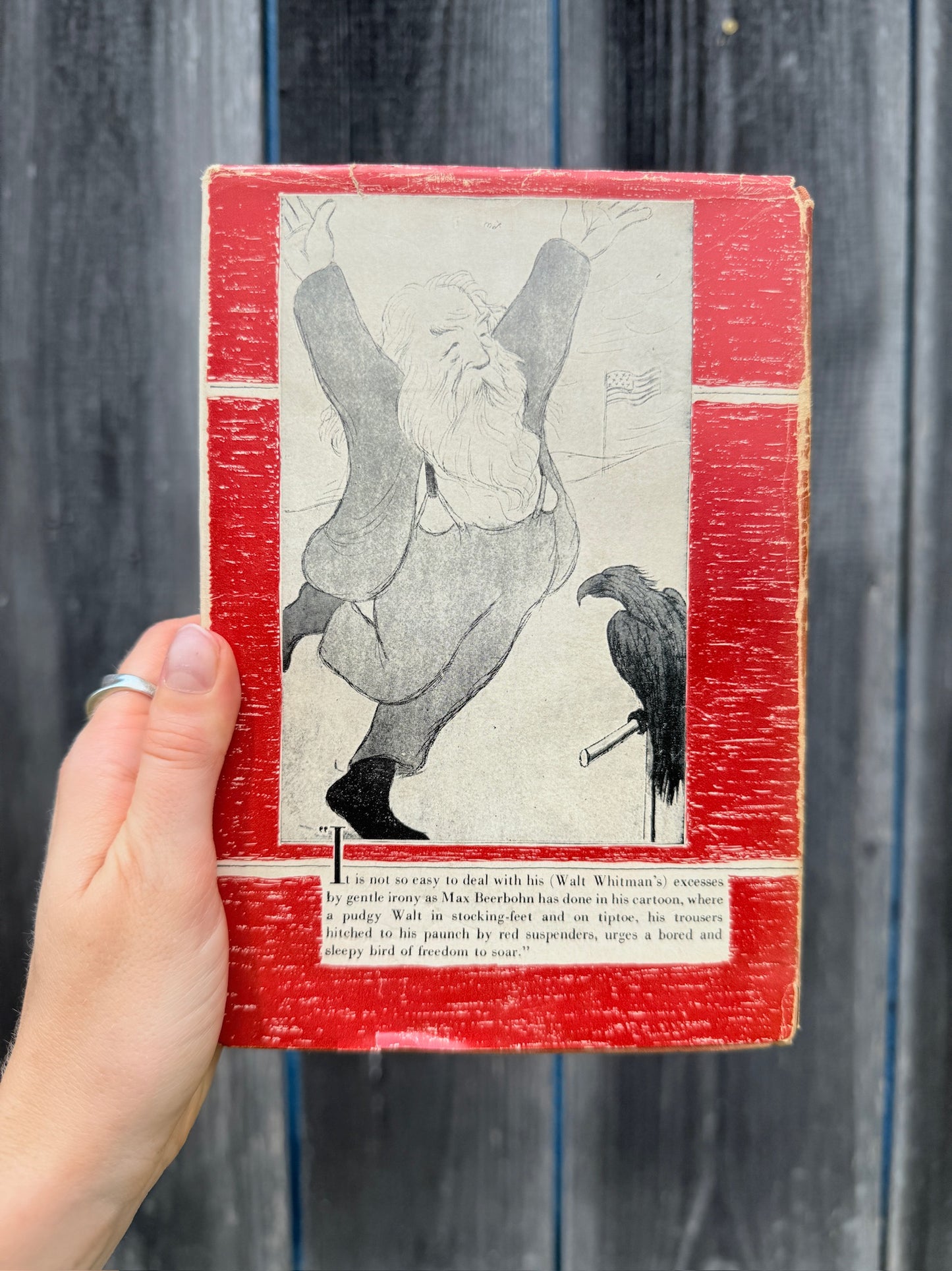 Vintage 1943 Walt Whitman: An American Hardcover Book