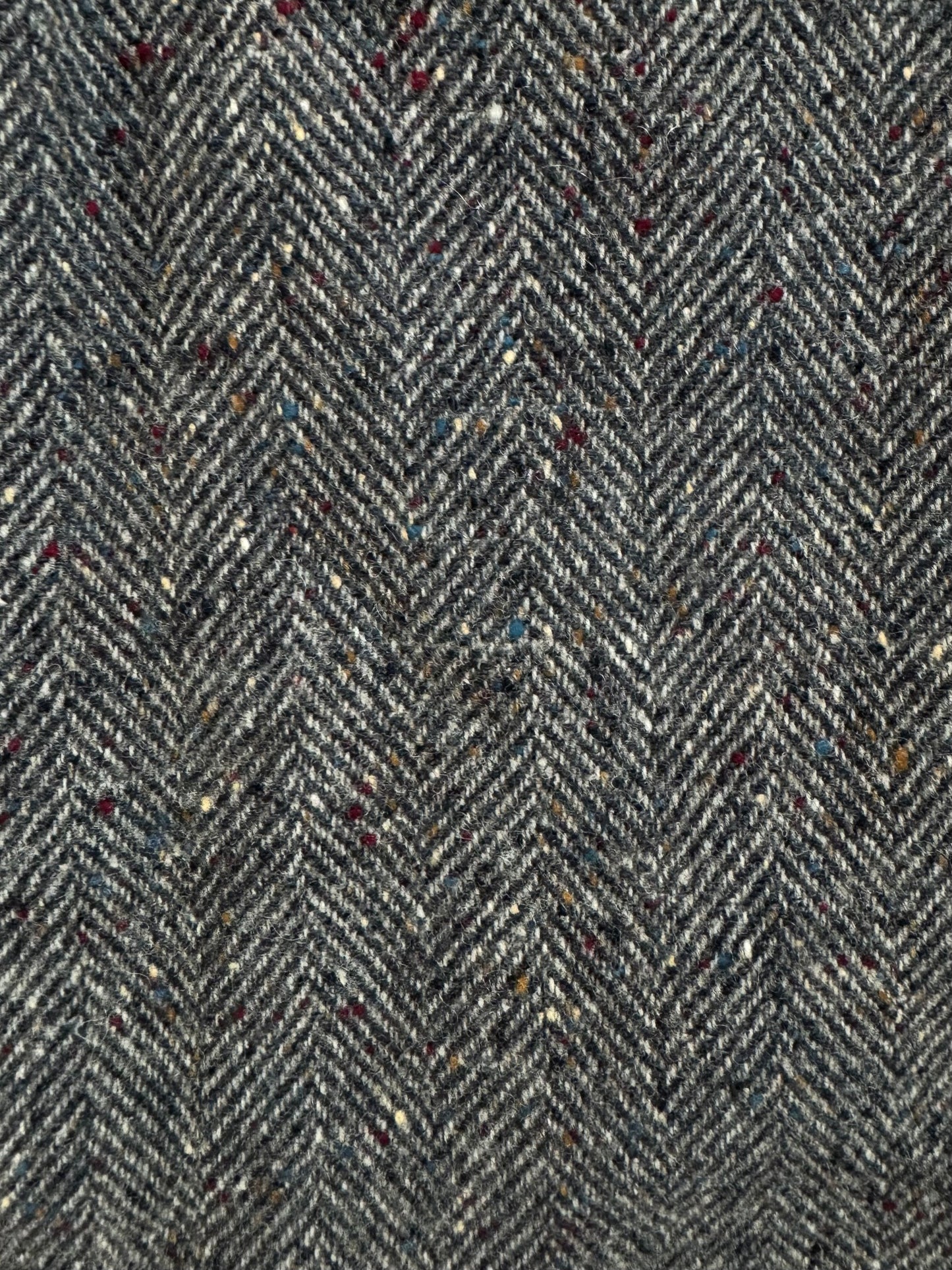 Vintage 1980s Woolrich Grey Speckled Tweed Mackinaw Jacket | XL