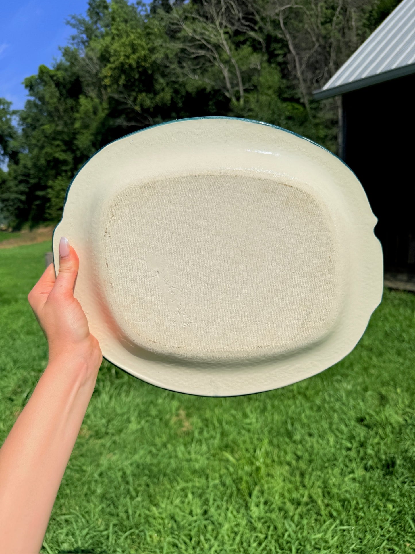 Vintage 1980s Ceramic Signed "Beth Bryant" Abstract Horse Plate