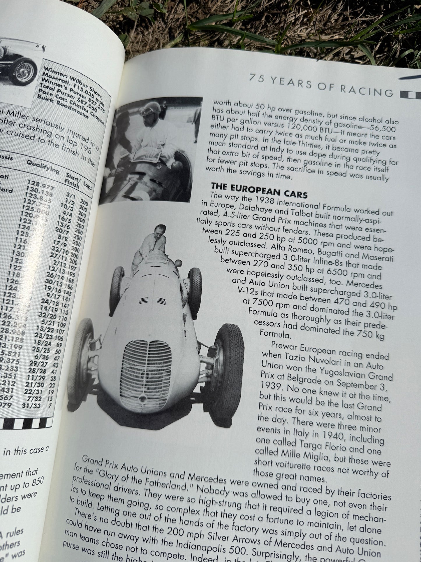 Indy Racing Hardcover Book