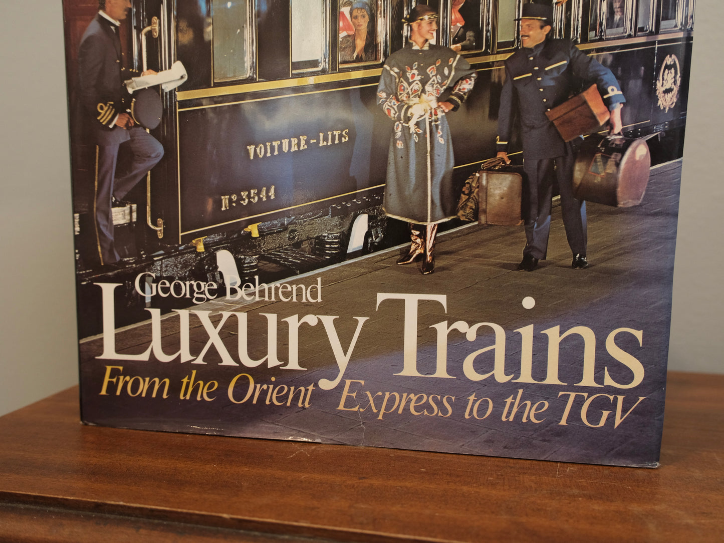 Vintage Luxury Trains Hardcover Book