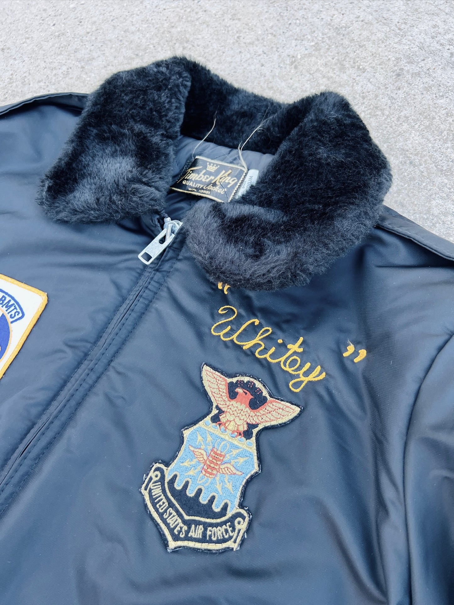 Vintage 1970s “Whitey” U.S. Air Force Bomber Jacket | Medium