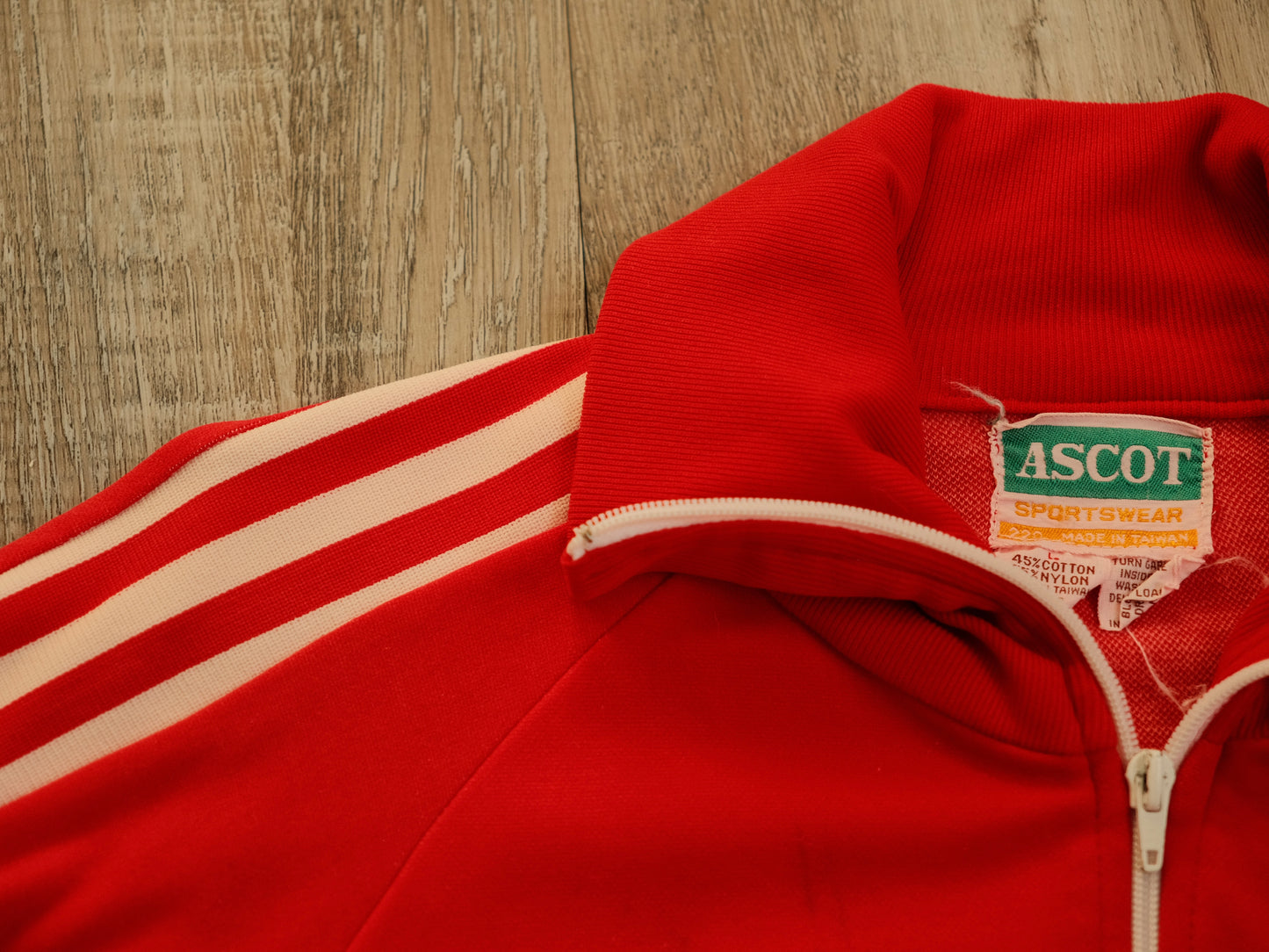 Vintage Ascot Sportswear PTR Zip-Up Tennis Jacket | Large