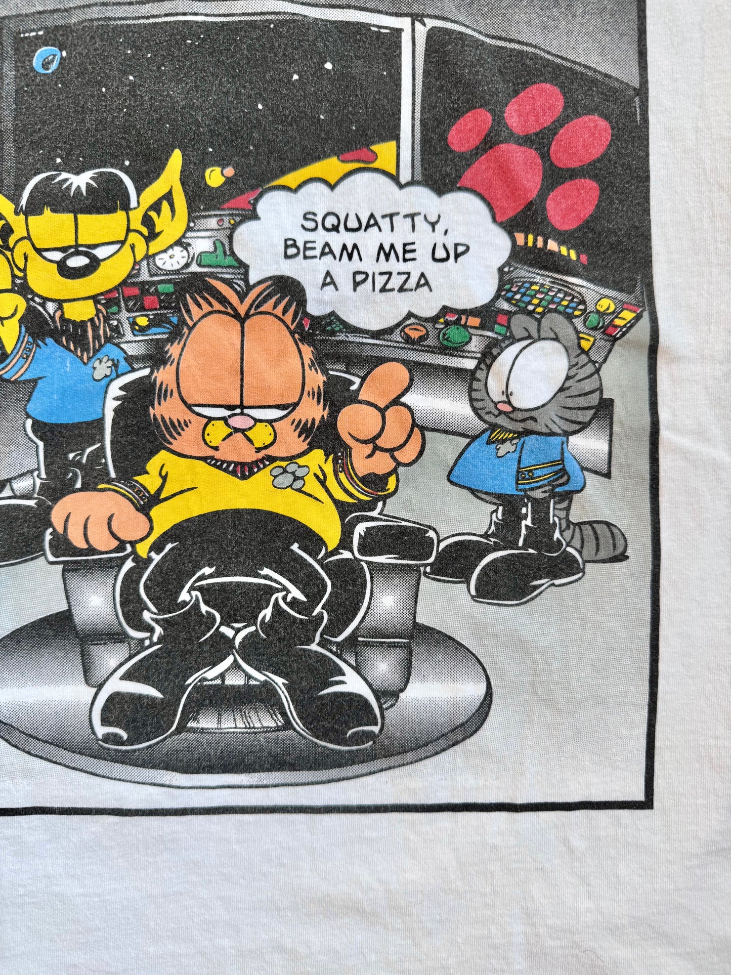 Vintage 1990s Garfield “Gar Trek” Graphic Tee | Large