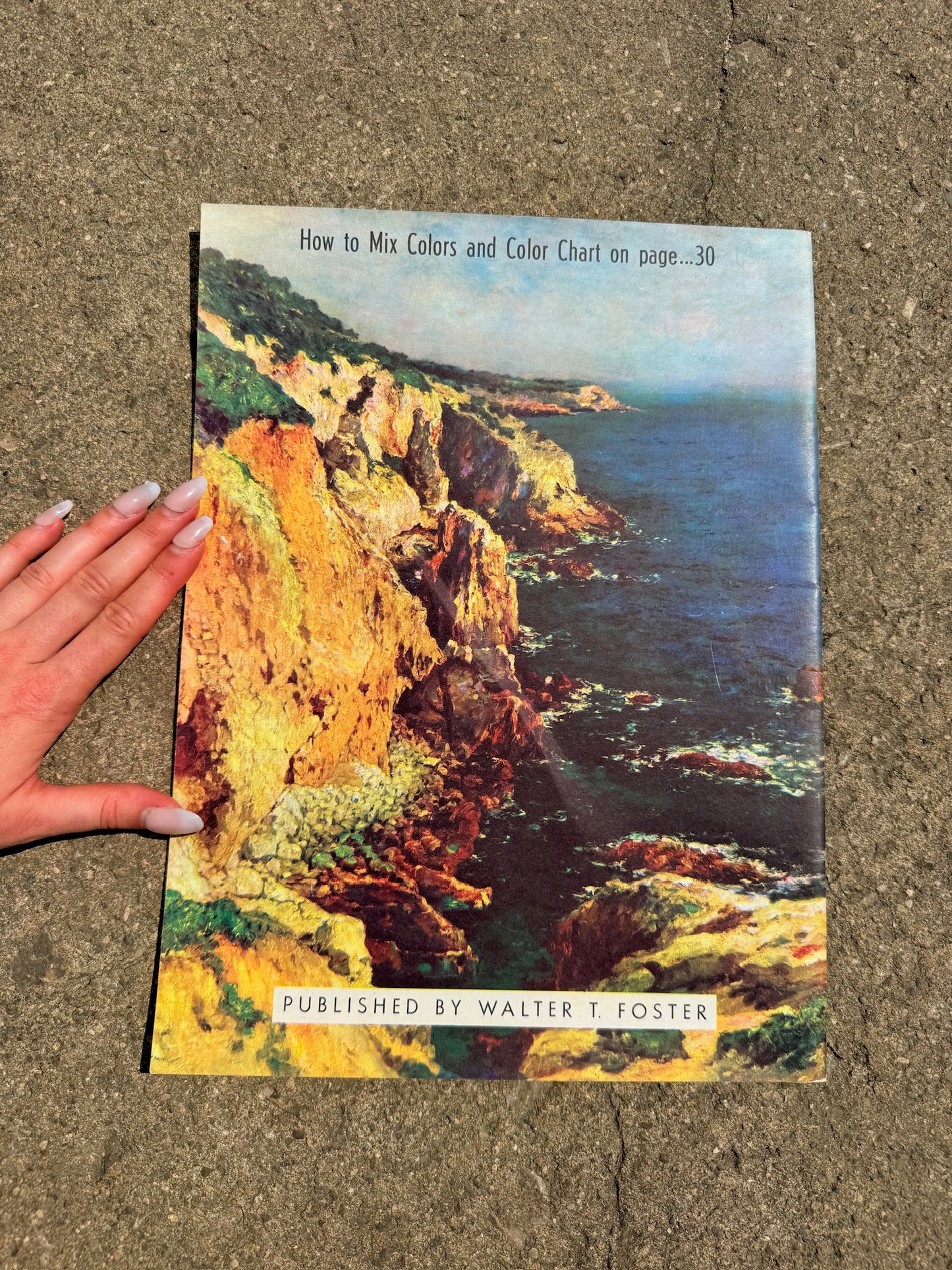 Vintage How to Draw and Paint Seascapes Book