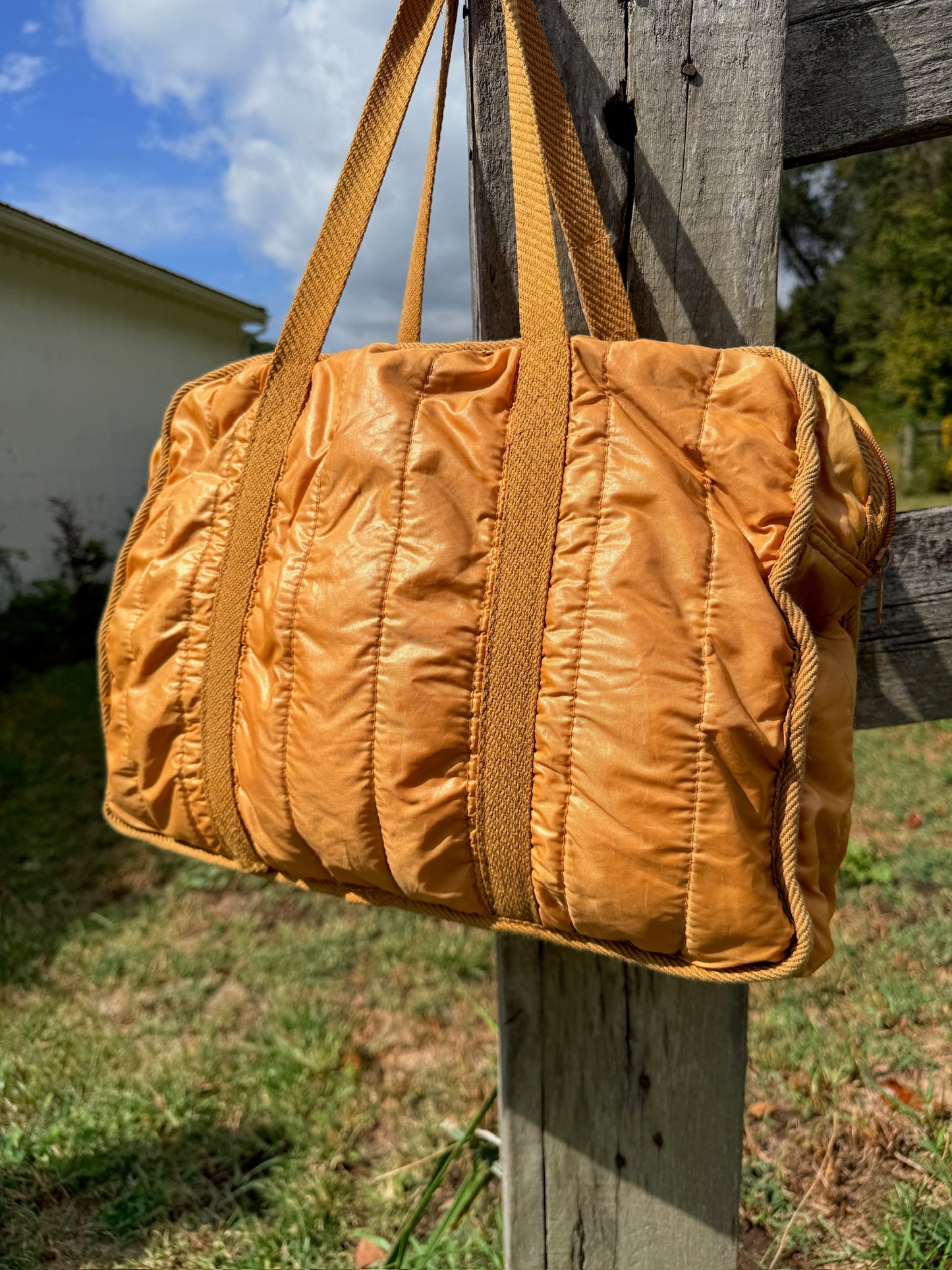 Vintage 1980s Jetbag By Astro-Sac Quilted Duffle Bag