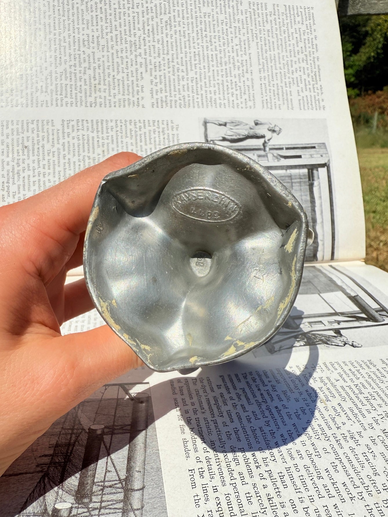 Antique German Kayserzinn Art Nouveau Pewter Chalice
