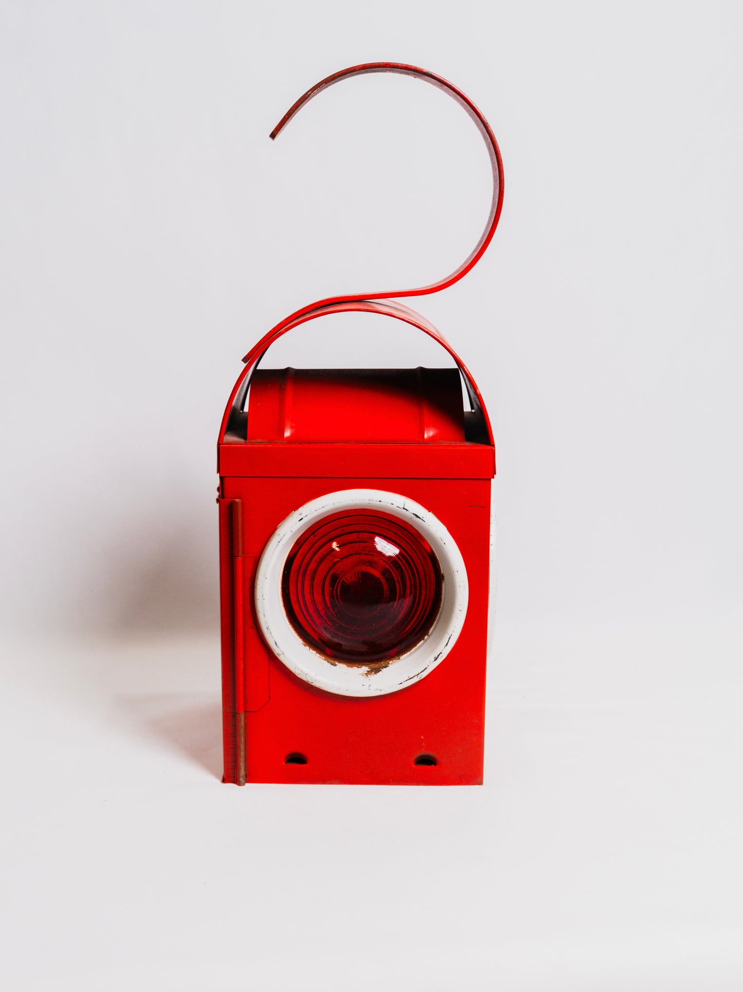 Vintage 1940s Kenyon "Kenlite" Red Railroad Lantern