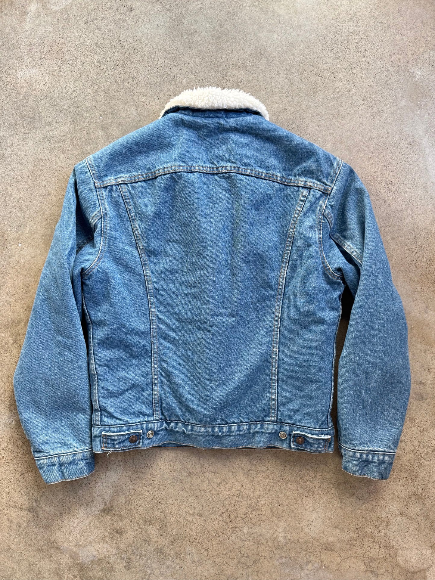 Vintage 1980s Levi's Sherpa Lined Denim Jacket | 36R