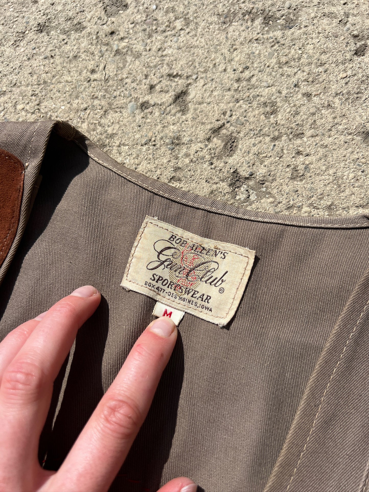 Vintage 1950s Patched Bob Allen Gun Club Rifle Vest | Medium