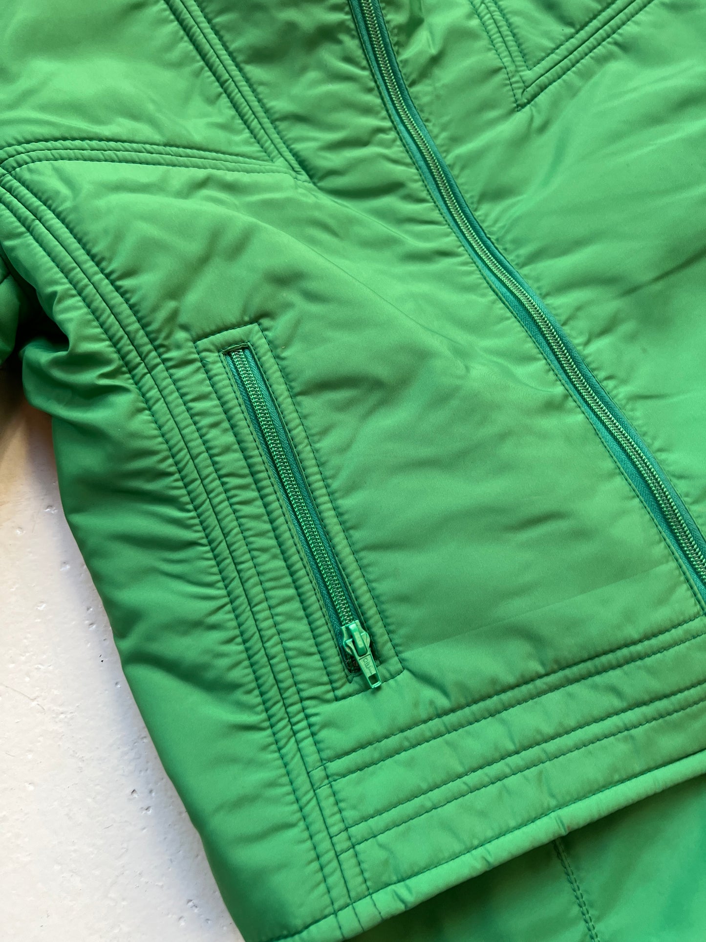 Vintage SKYR Green 3-Piece Ski Suit | Small