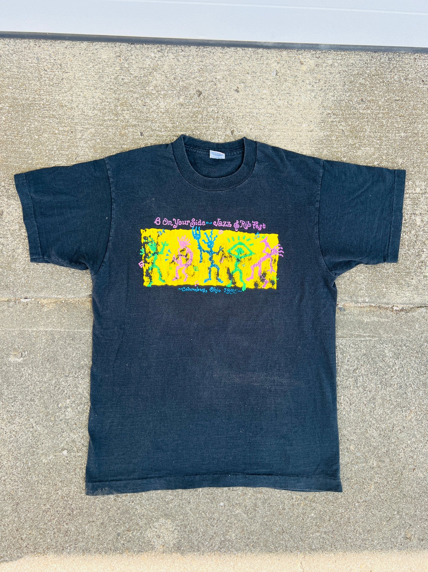 Vintage 1995 Columbus Jazz & Rib Fest Tee | Large