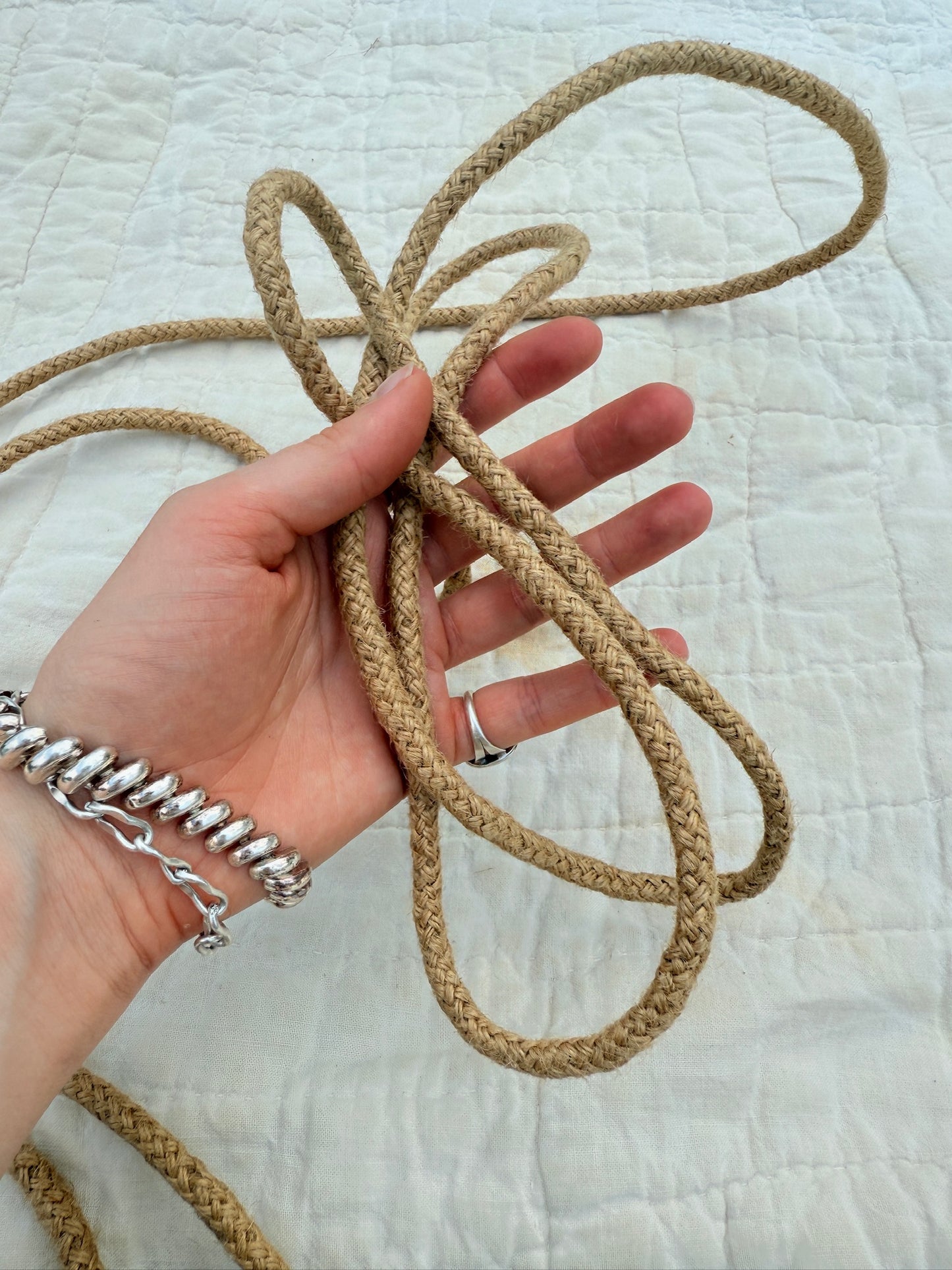 Antique Wood Handle Jump Rope