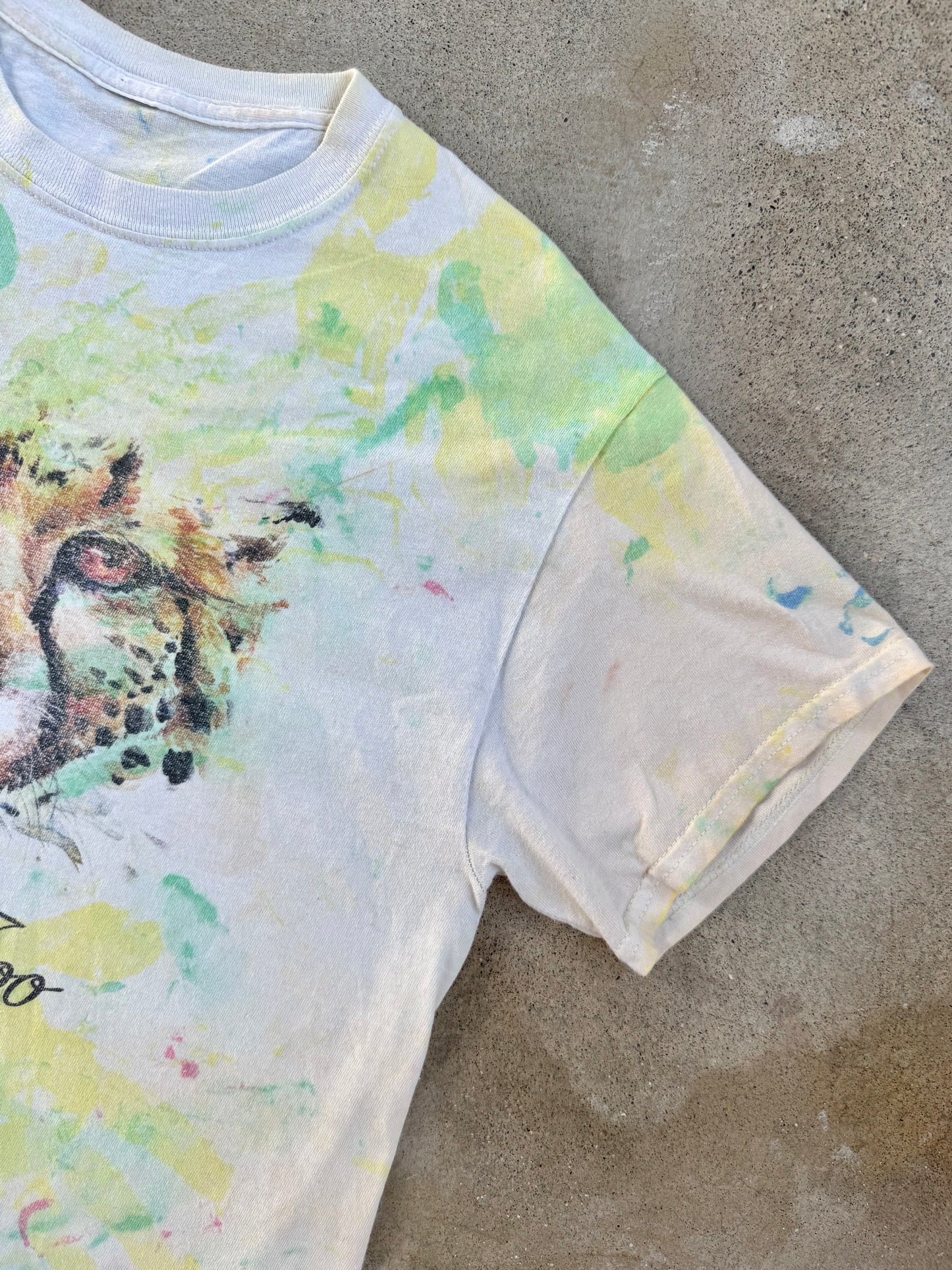 Columbus Zoo Paint Splatter Graphic Tee | Medium