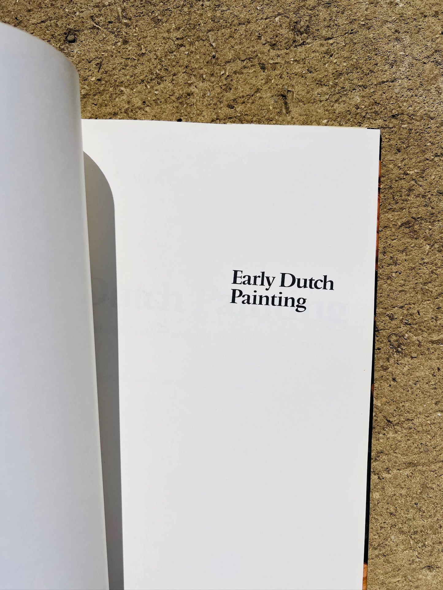 Vintage Early Dutch Painting Hardcover Book