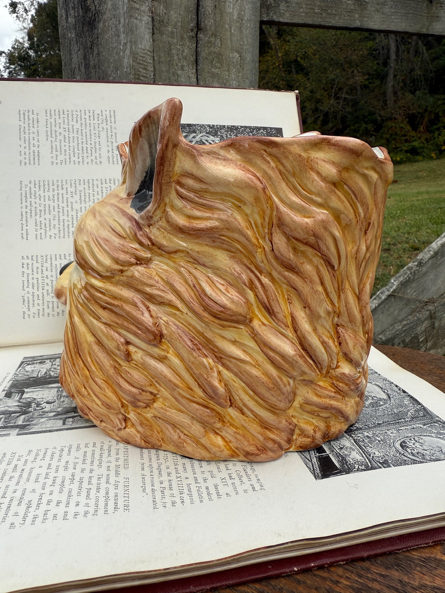 Chelsea House Ceramic Fox Head Planter