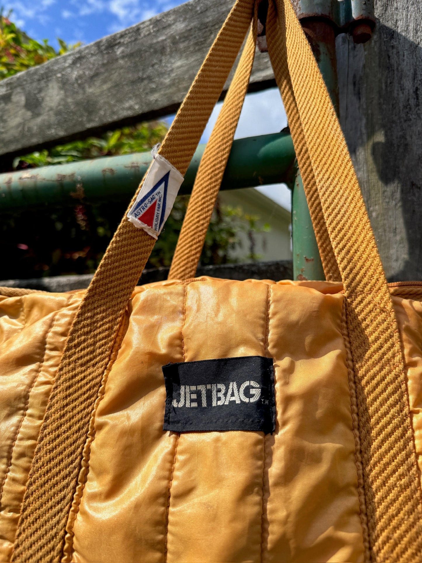 Vintage 1980s Jetbag By Astro-Sac Quilted Duffle Bag