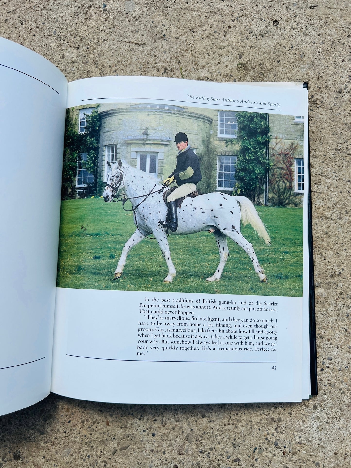 Vintage The English & Their Horses Hardcover Book