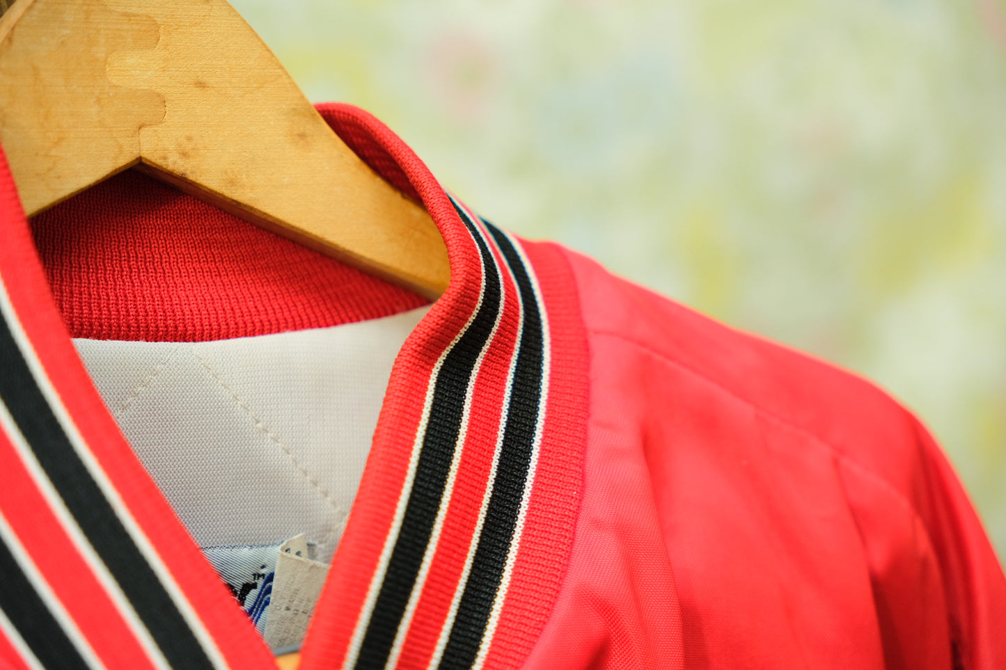 Vintage 1980s St. Charles Embroidered Varsity Bomber Jacket | Large