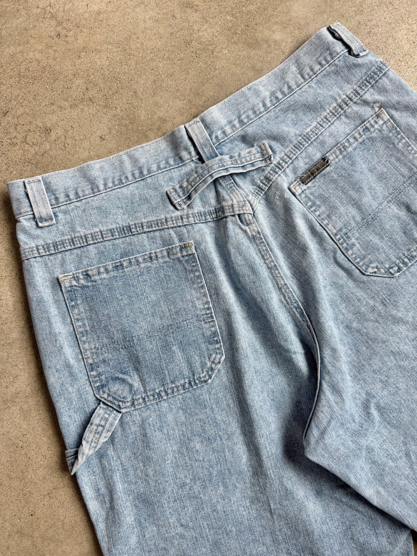 Vintage 1990s Riveted by Lee Cropped Carpenter Jeans | Waist 36”