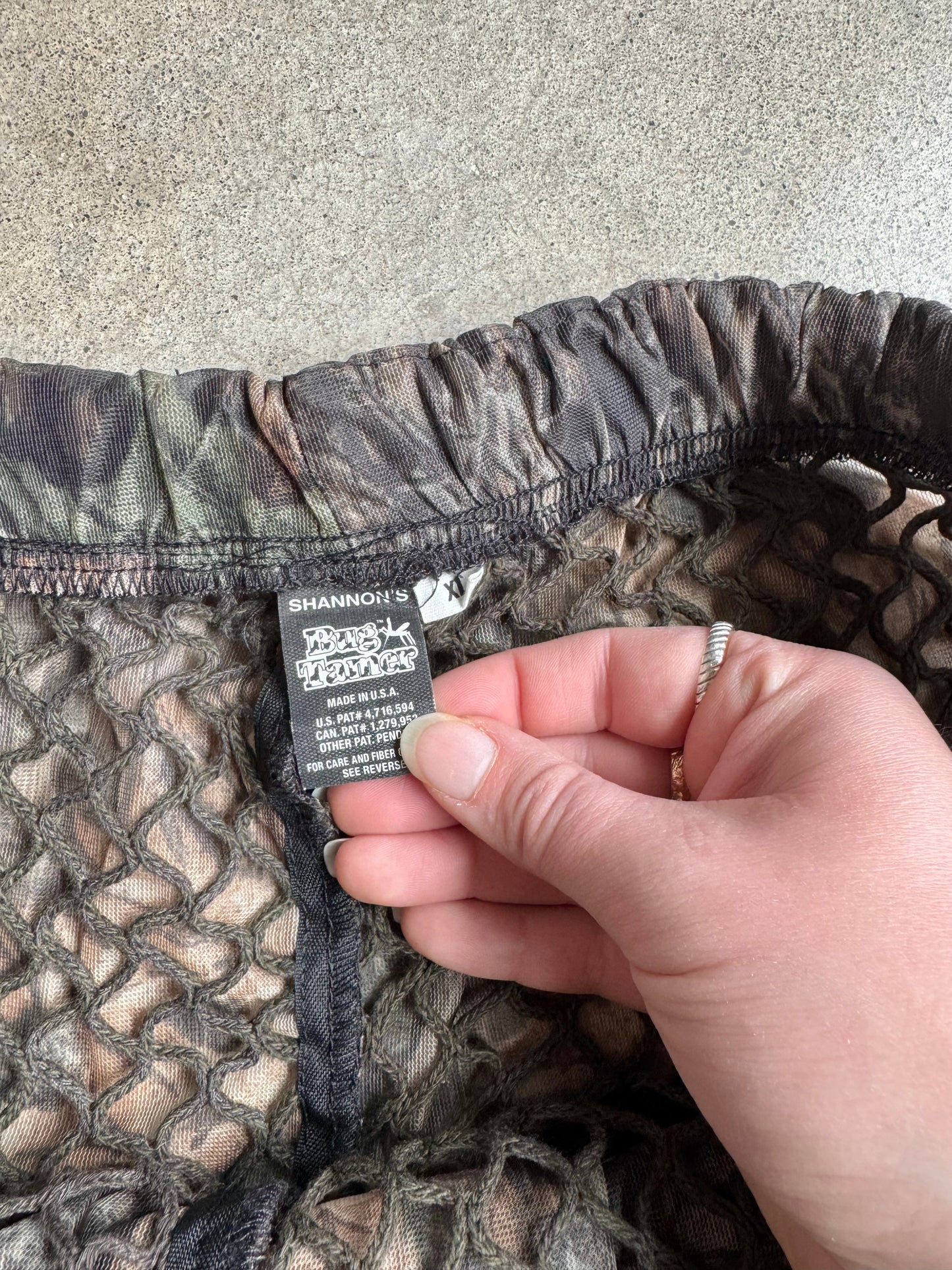Shannon’s Bug Tamer Camoflauge Mesh Suit | XL