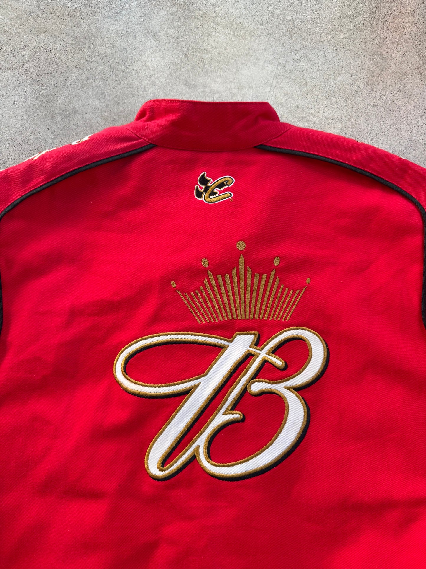 Vintage Chase Authentics NASCAR Autographed Dale Earnhardt Jr. Budweiser Racing Jacket | Large