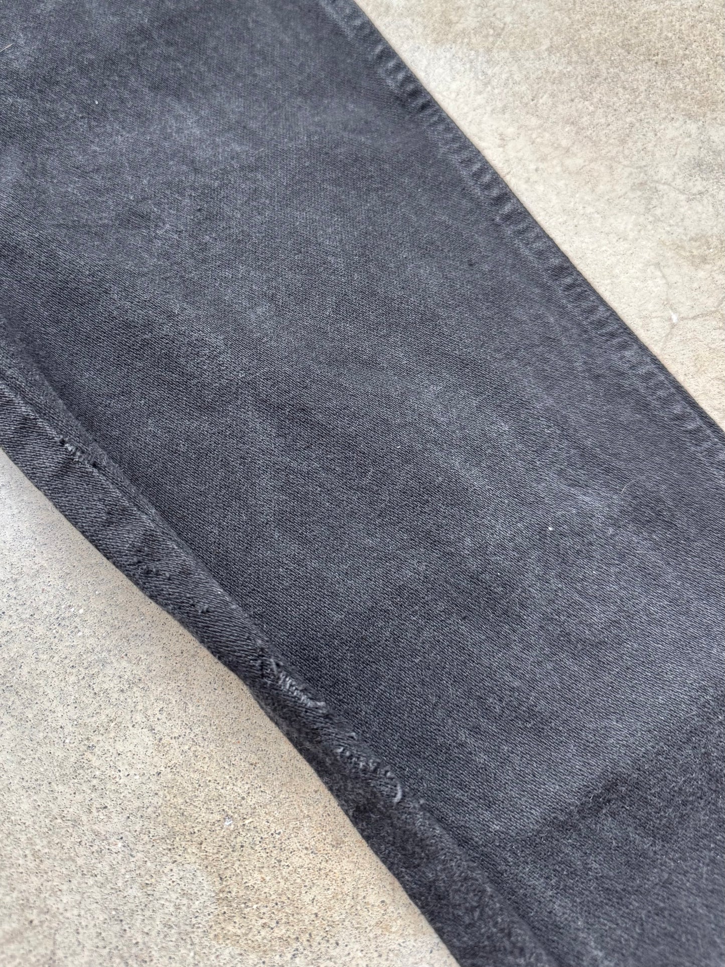 Vintage 1990s Wrangler Black Straight Leg Jeans | Waist 33”