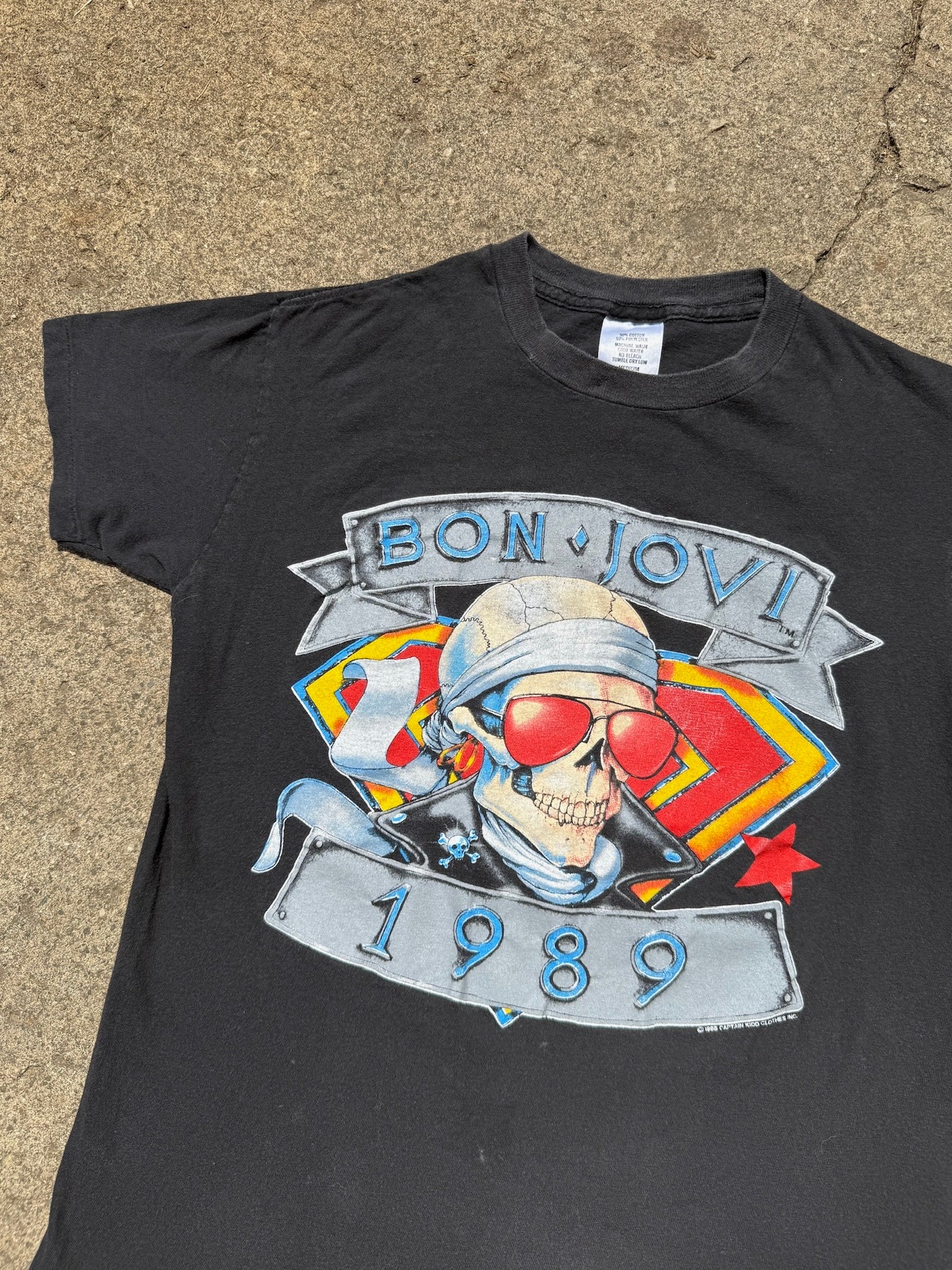 Vintage 1989 Bon Jovi “We’re Back Kickin’ Ass” Band Tee | Medium