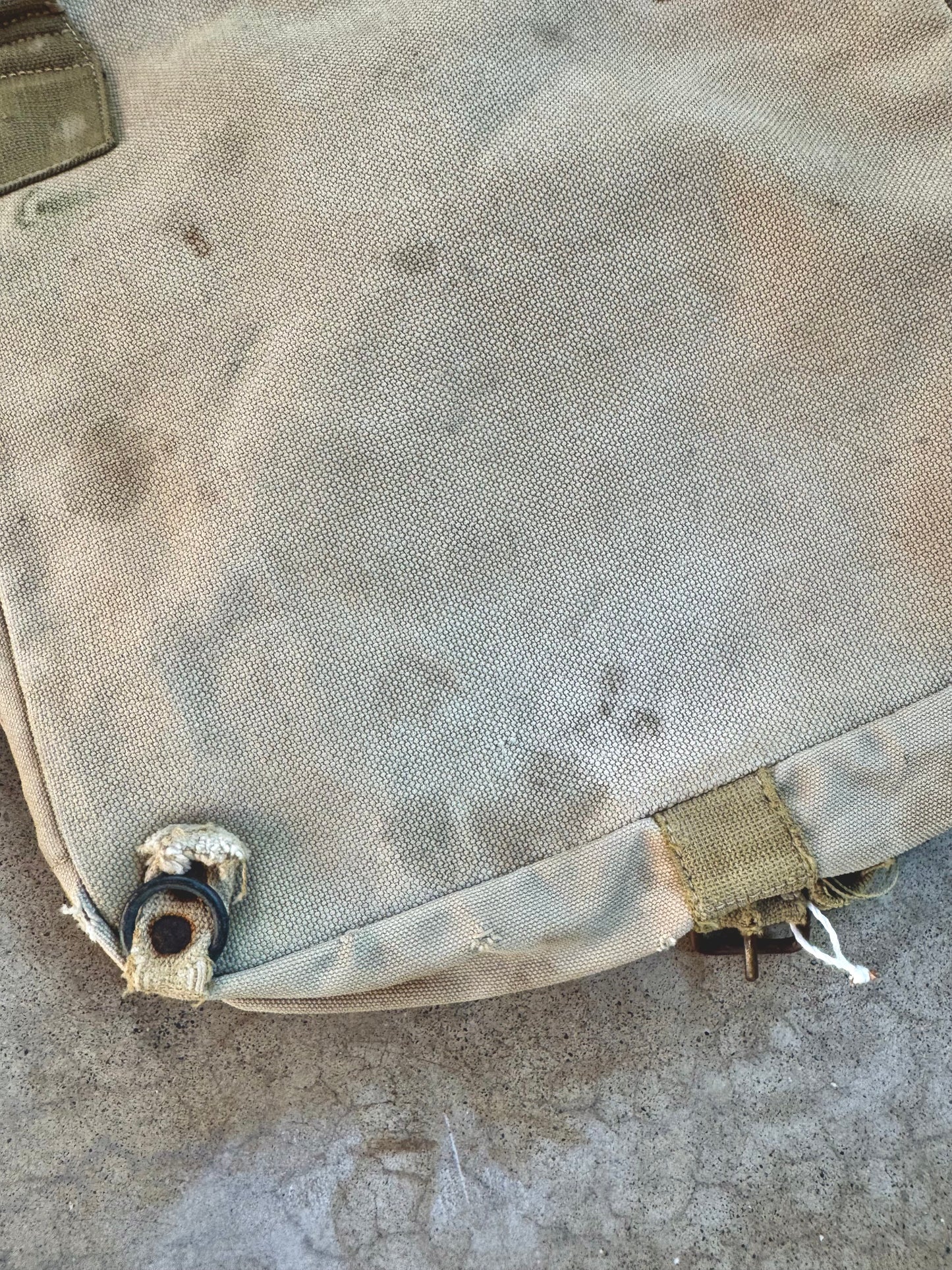 Antique 1900s Military Issue Canvas "OHIO" Haversack Bag