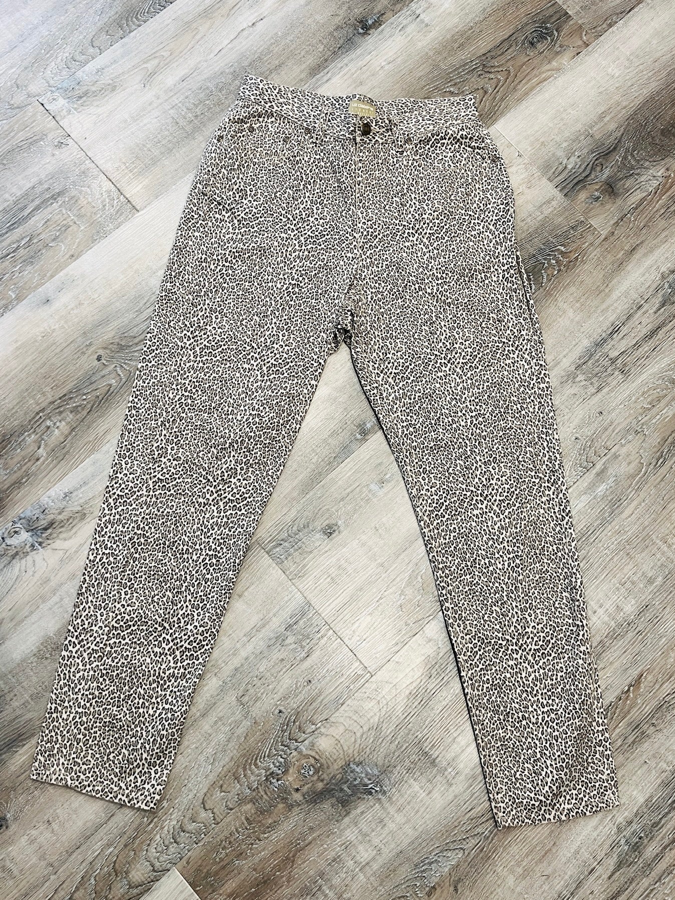 Vintage 1990s Liz Claiborne Cheetah Print Pants | Waist 29”
