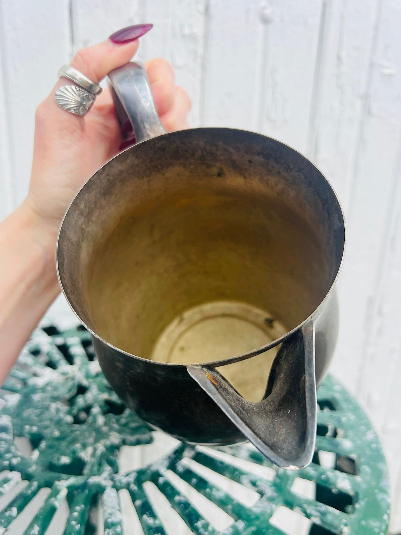 Vintage 1940s Silver Plated Pitcher