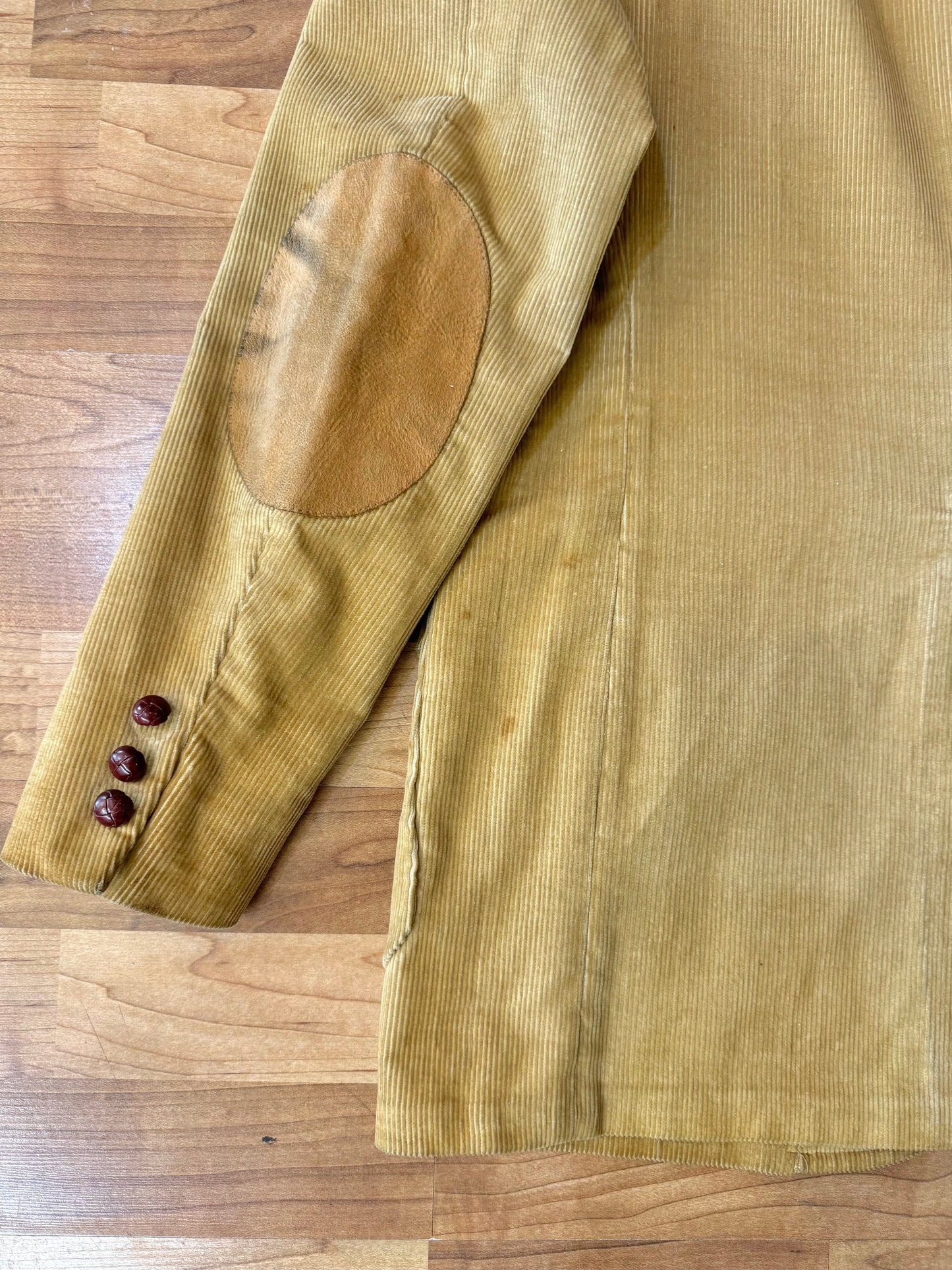 Vintage 1960s Kirven’s Tan Corduroy Blazer | 44R