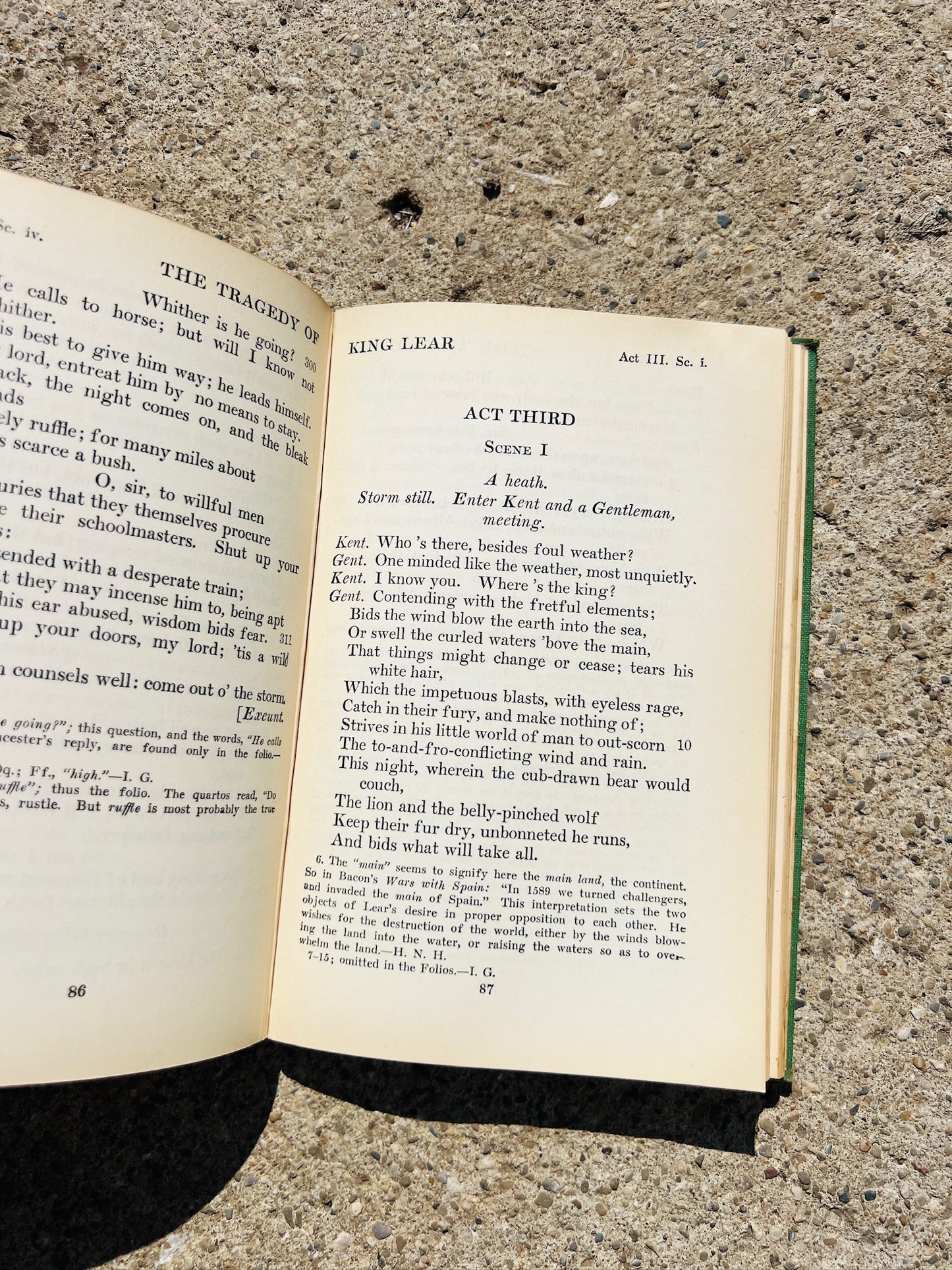 1909 King Lear Shakespeare Book