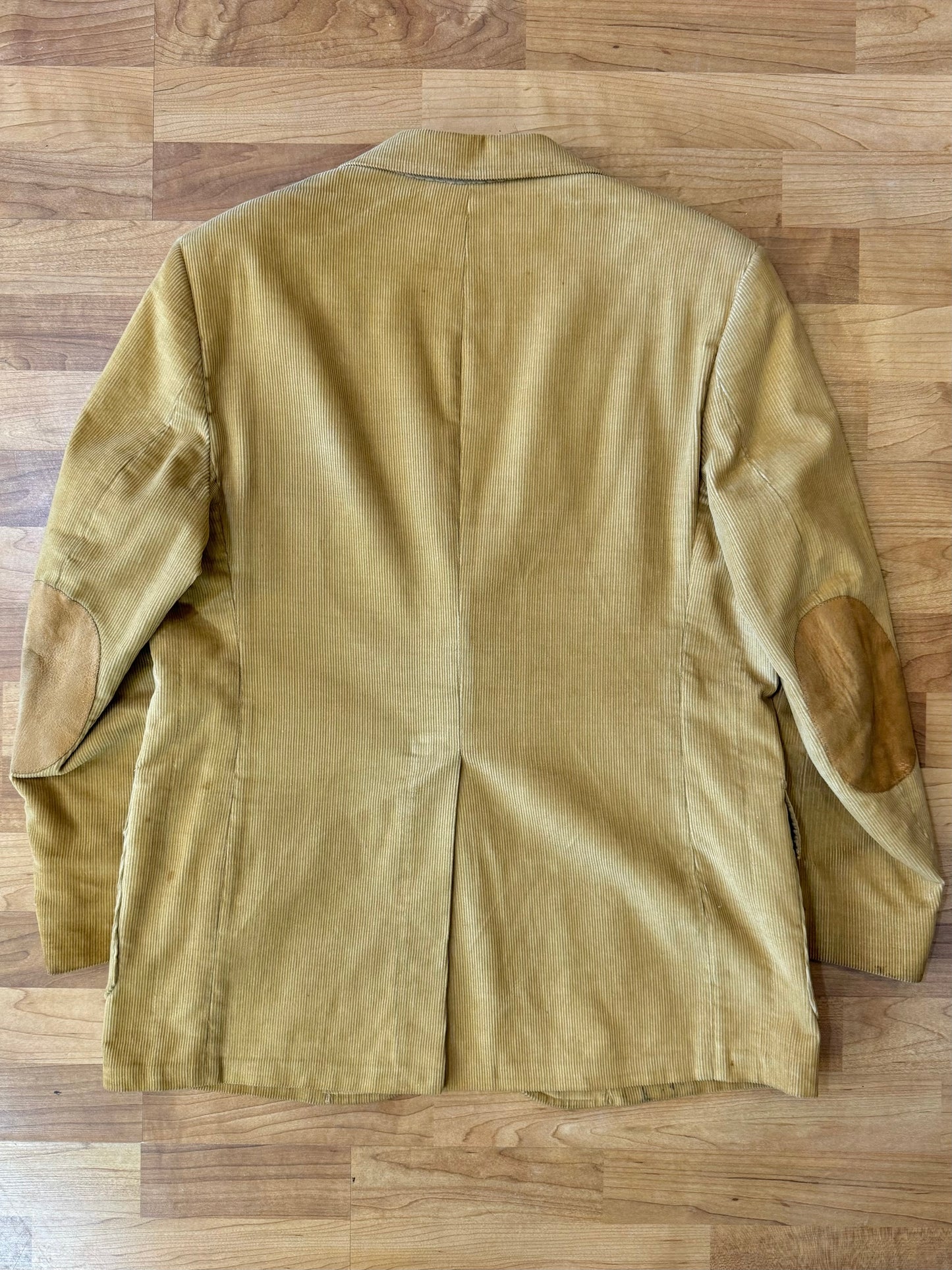 Vintage 1960s Kirven’s Tan Corduroy Blazer | 44R