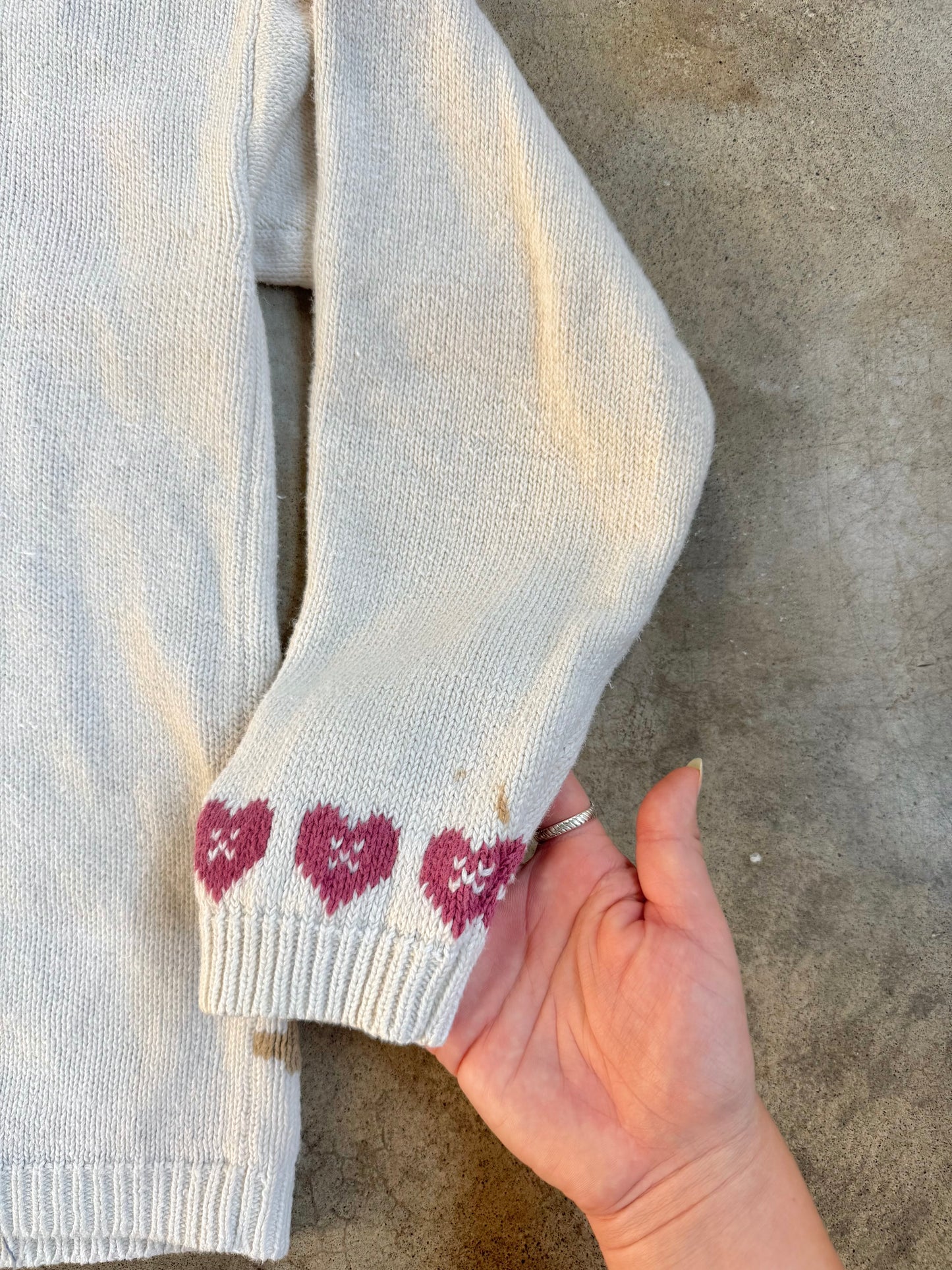 Vintage 1990s Northern Isles Hand-Embroidered Farm Animal Cardigan | Large