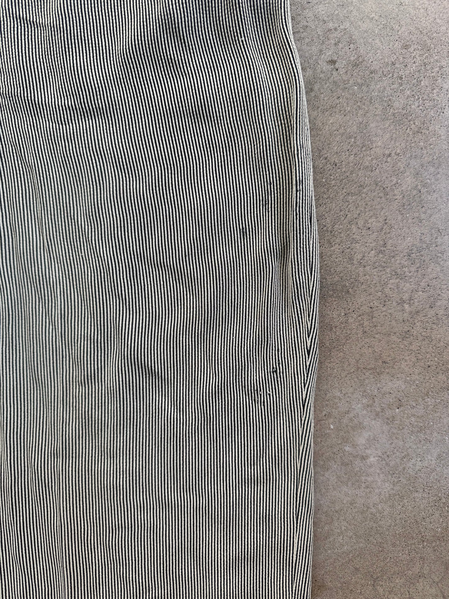 Vintage Giorgio Armani Pinstripe Two-Piece Pant Suit | S/M
