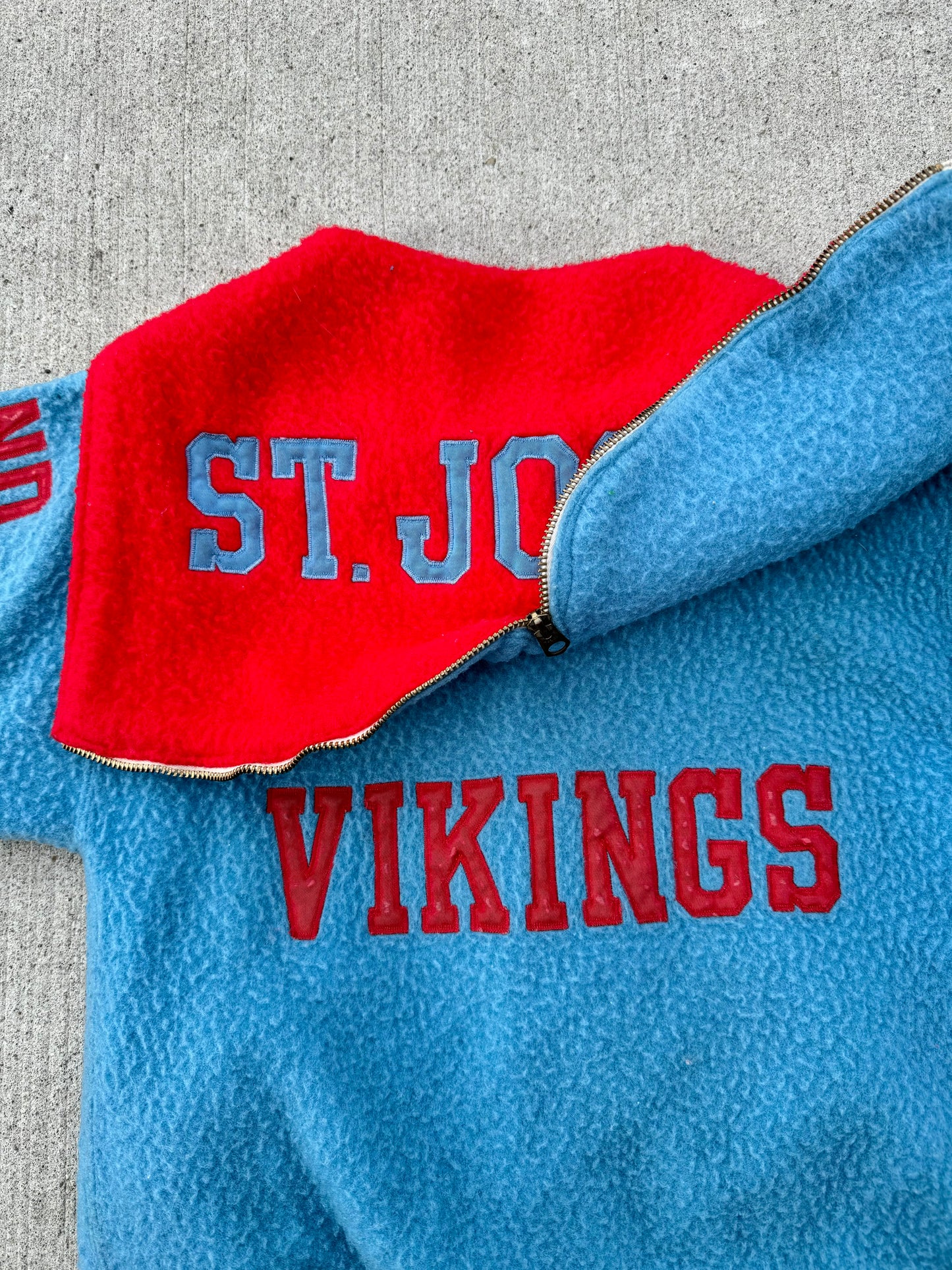 Vintage 1970s Champion St. Joseph Vikings Varsity Jacket | Small