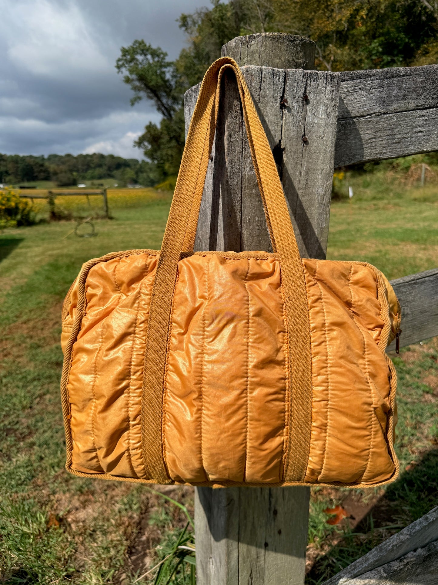 Vintage 1980s Jetbag By Astro-Sac Quilted Duffle Bag
