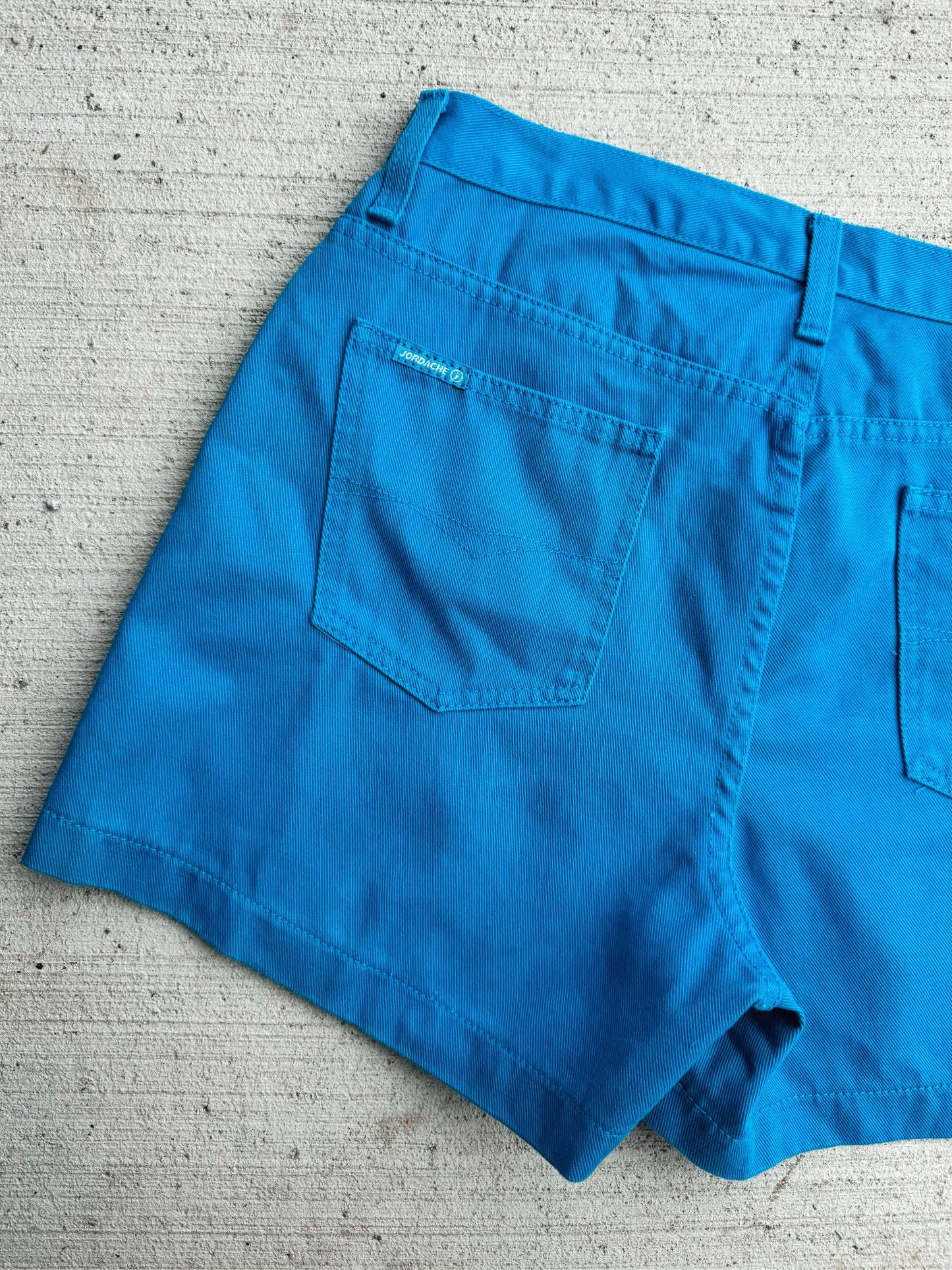 Vintage 1980s/90s Jordache Blue Twill Shorts | Large