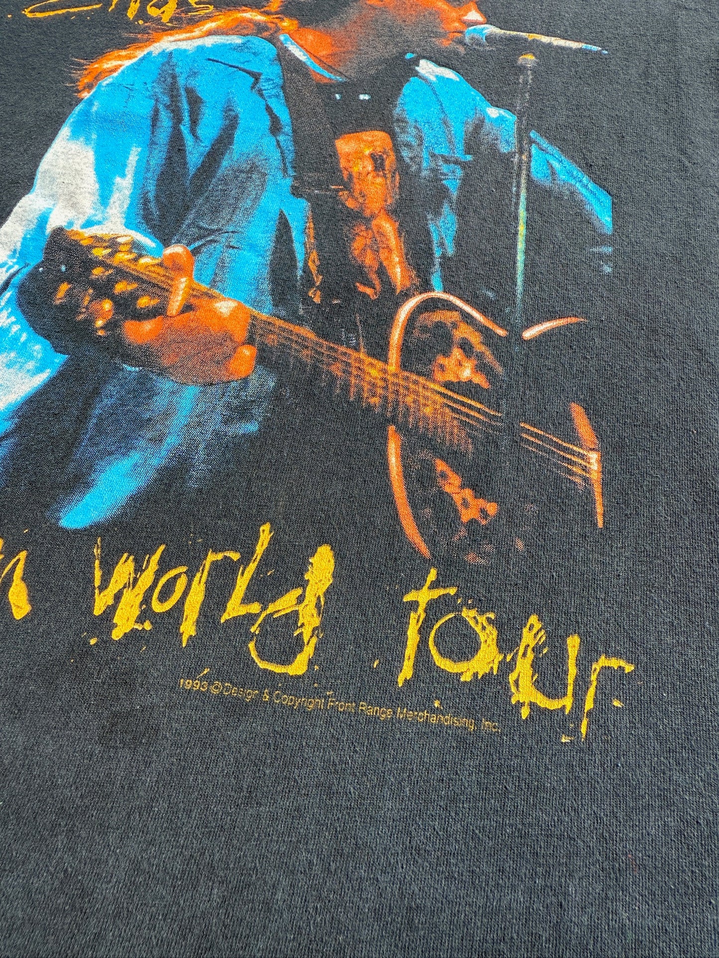 Vintage 1993 Billy Ray Cyrus Platinum World Tour Tee | Large