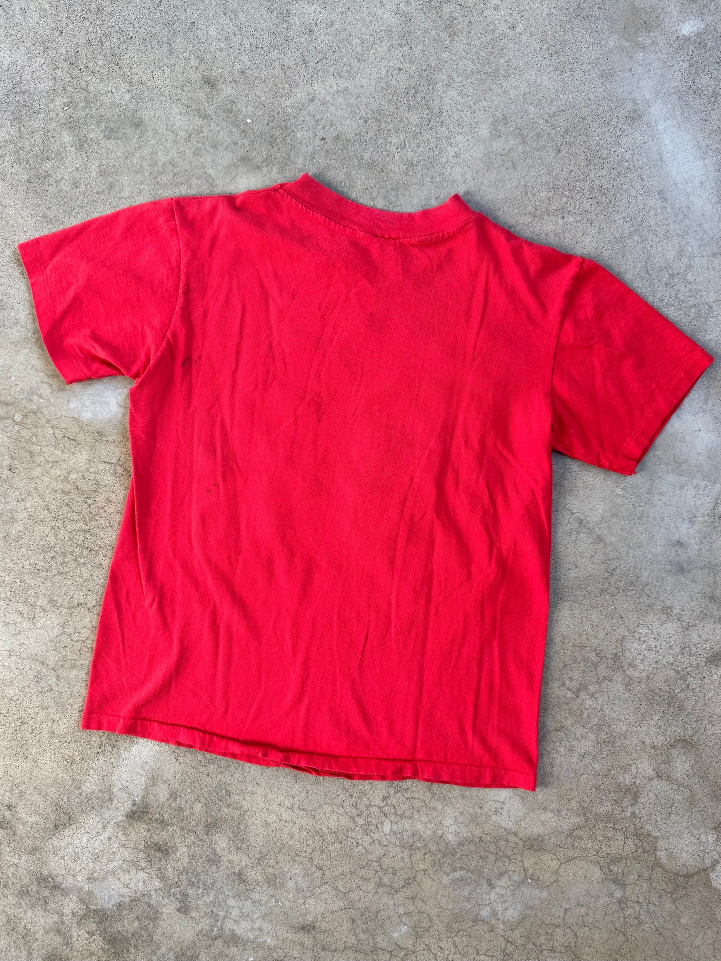 Vintage 1986 Lucas Movie Red Graphic Tee | Medium