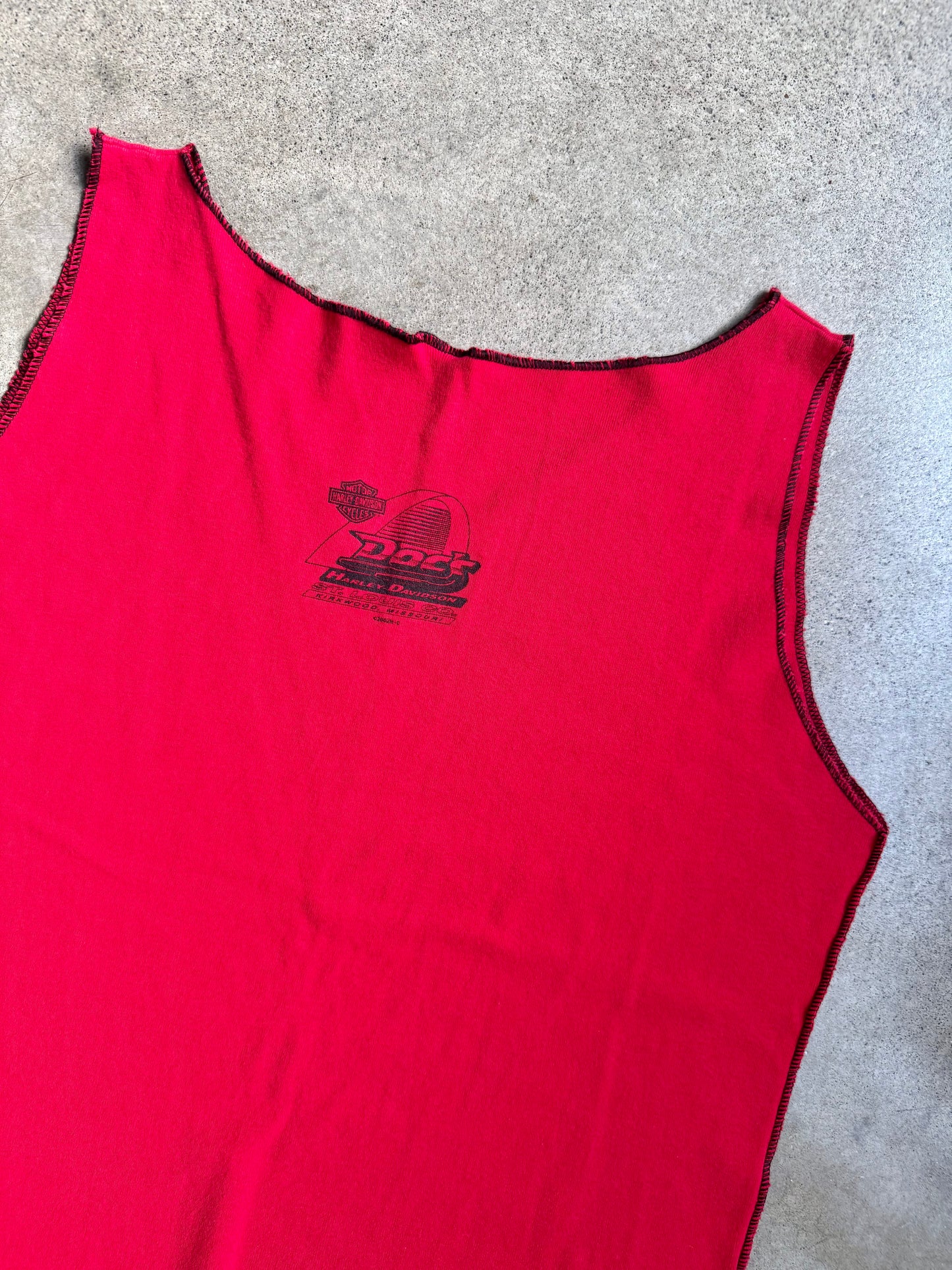 2000s Harley Davidson Doc’s St. Louis Red Tank Top | XL