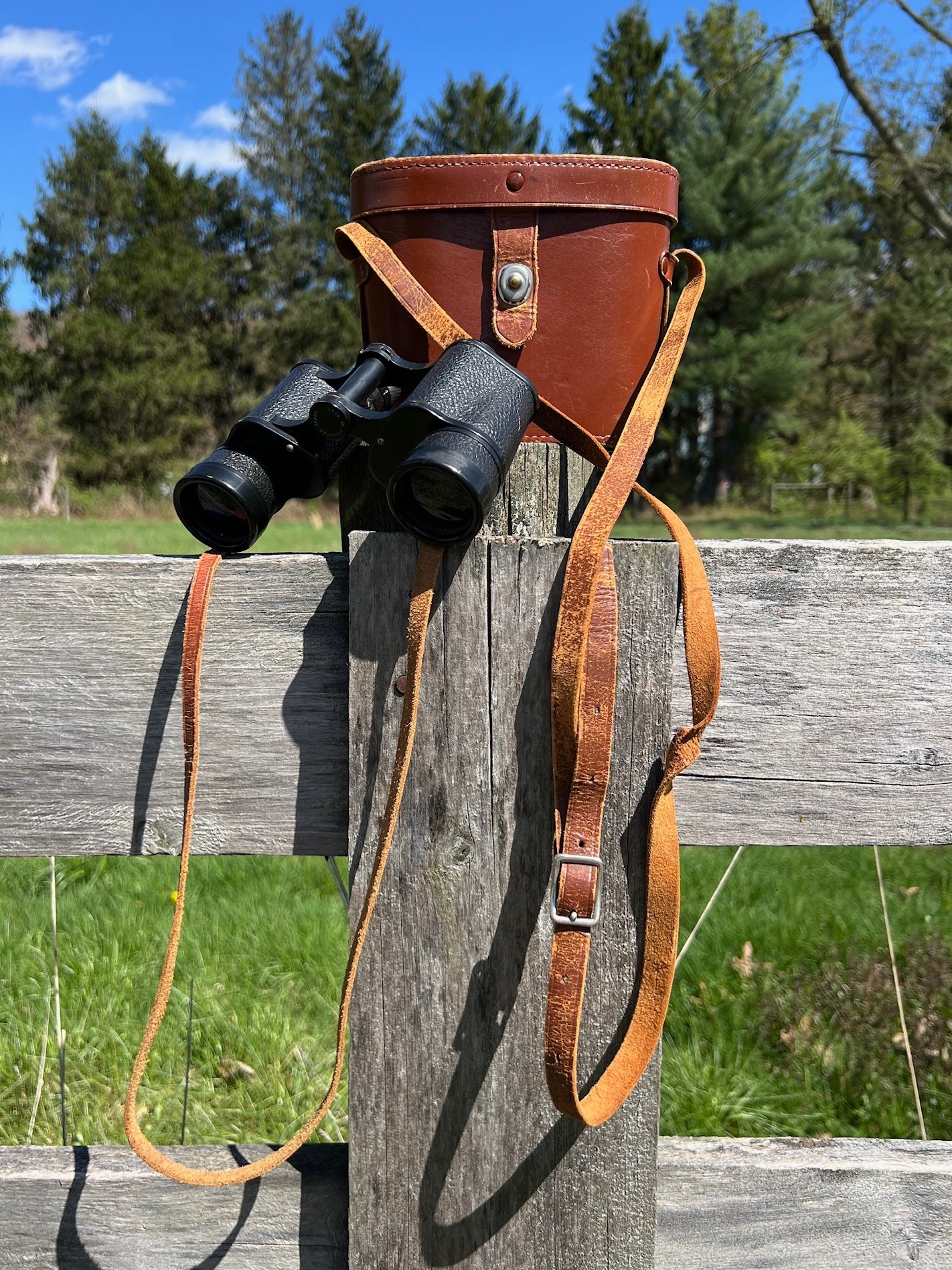 Vintage Asterette Binoculars + WWII Case