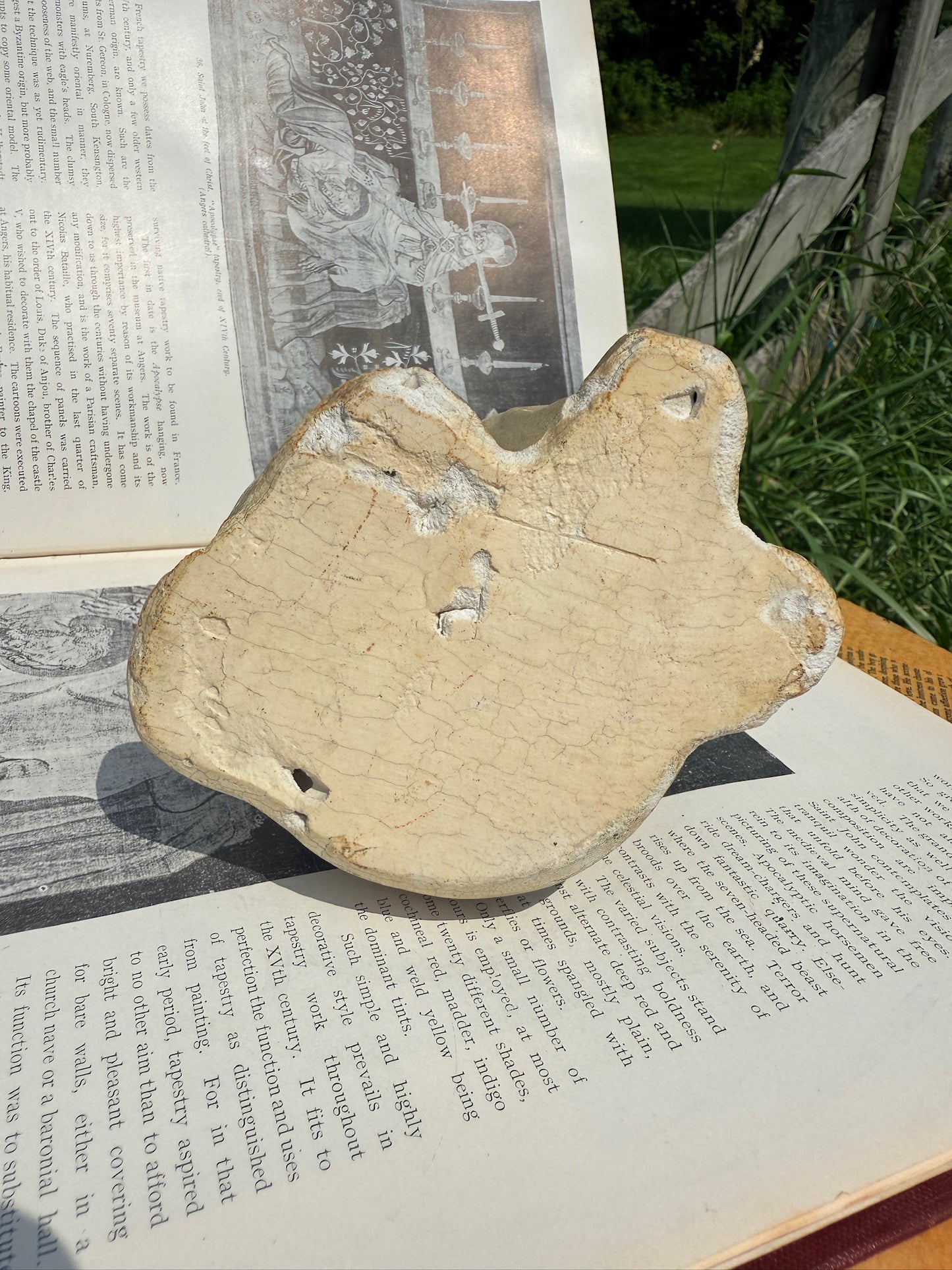 Vintage 1940s Chalkware Dog Figurine