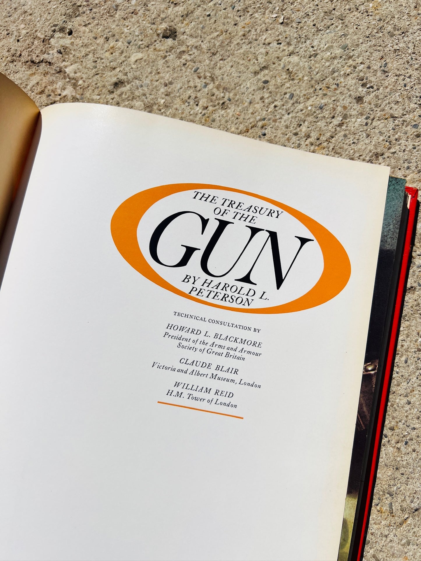 Vintage The Treasury of the Gun Book