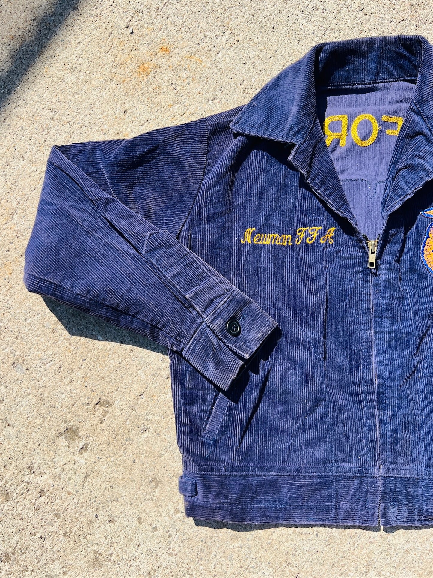 Vintage 1980s FFA Newman California Corduroy Jacket | Medium