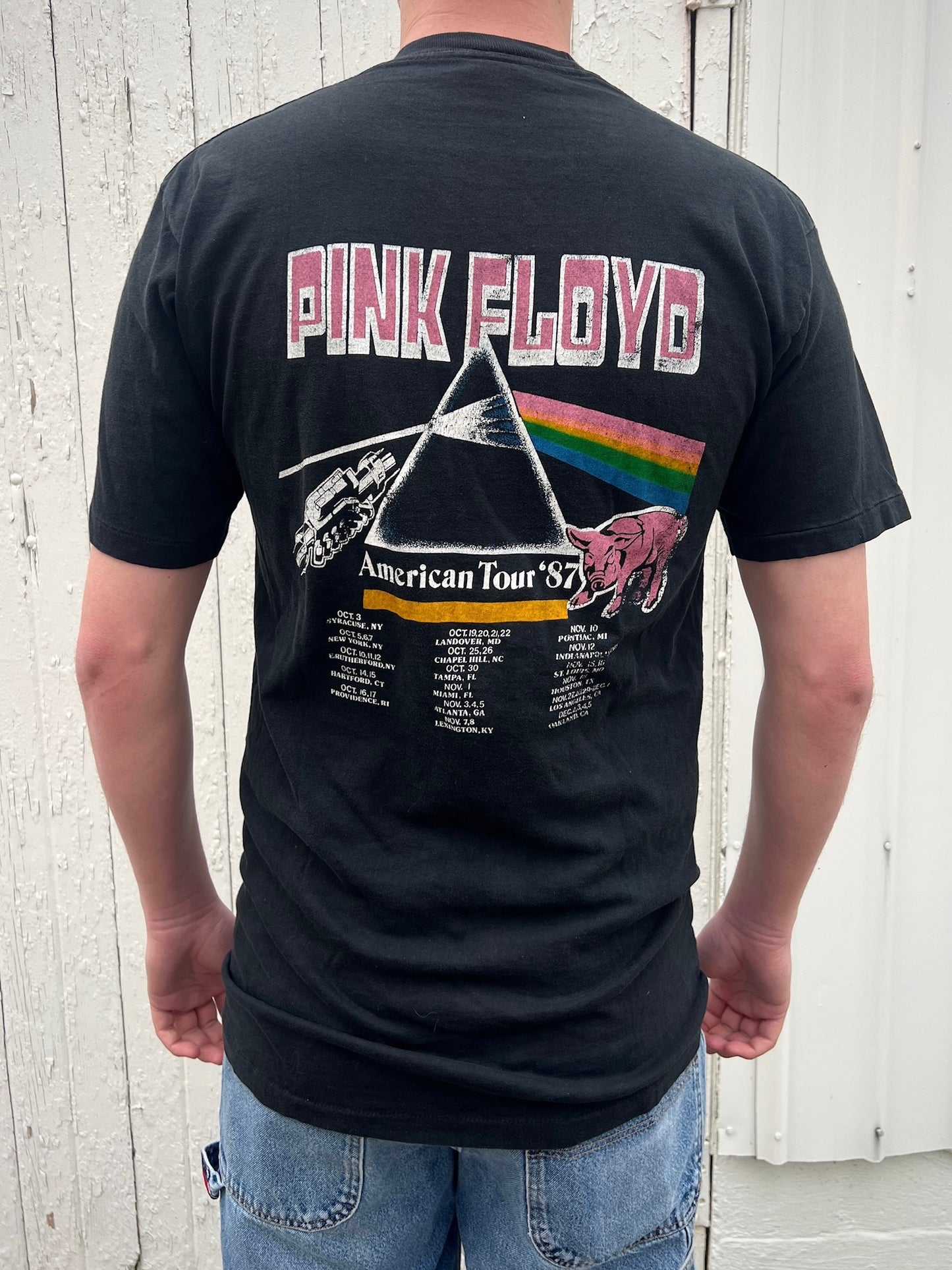 Vintage 1987 Pink Floyd American Tour Band Tee | L/XL