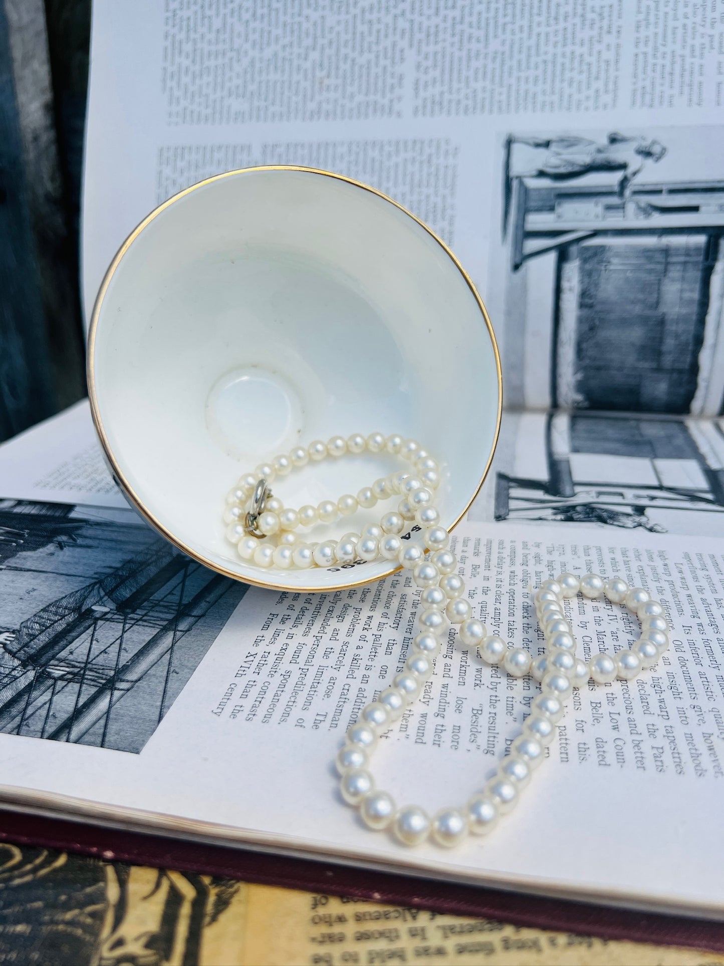 Vintage 1950s Royal Victoria Fine Bone China Pedestal Dish